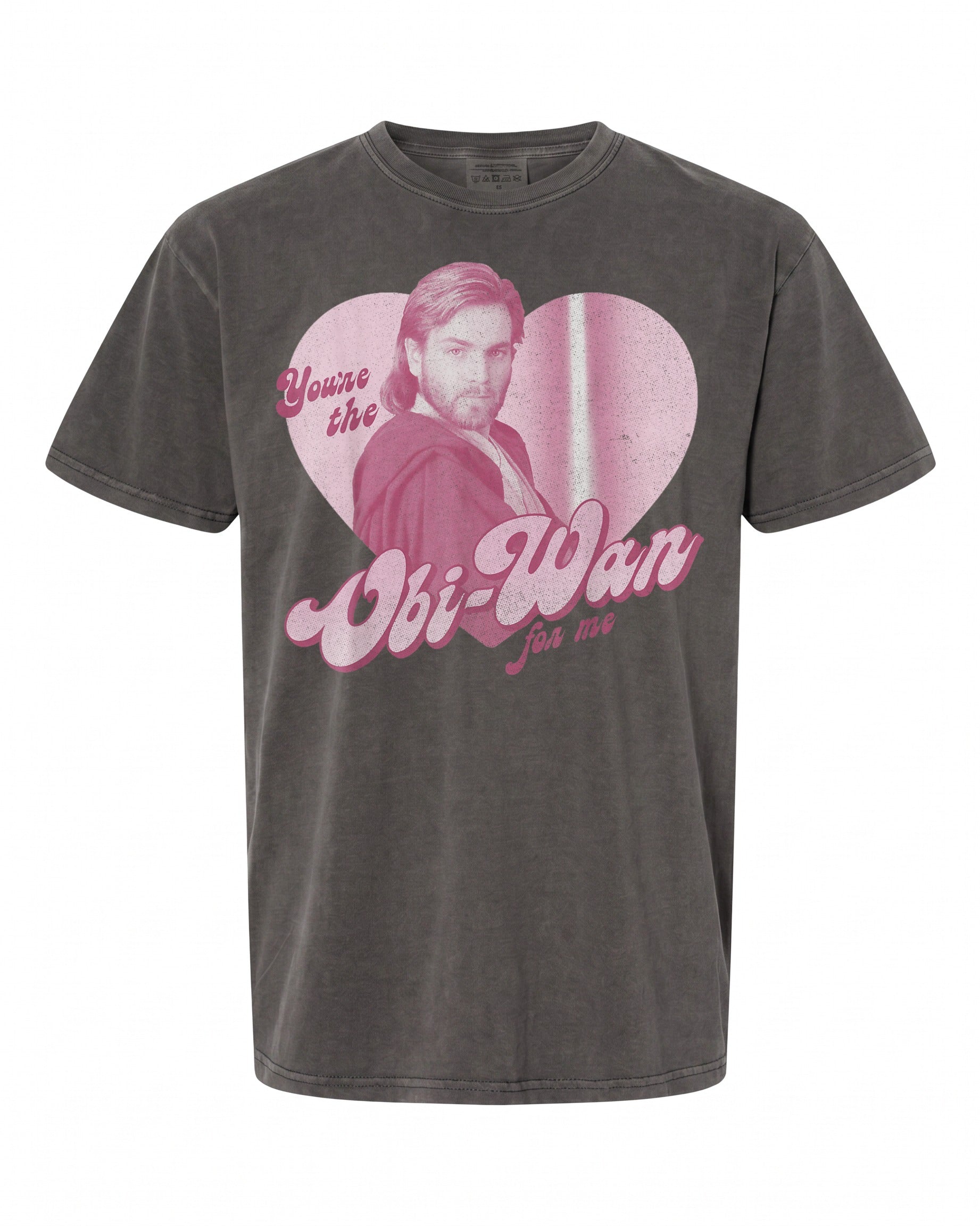 Star Wars Obi-Wan Heart Portrait T-Shirt - Perfect Gift for Fans | Retro Style
