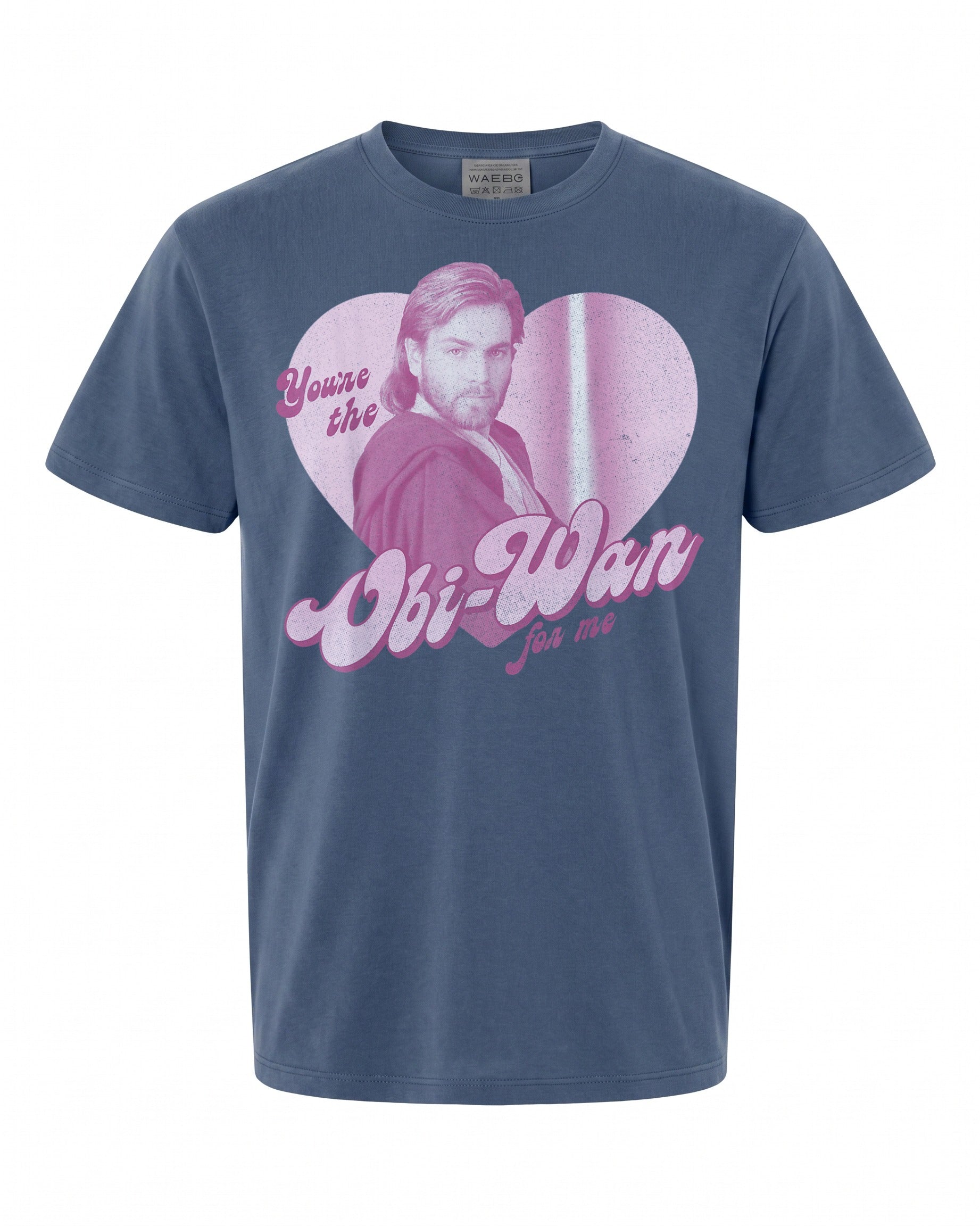Star Wars Obi-Wan Heart Portrait T-Shirt - Perfect Gift for Fans | Retro Style