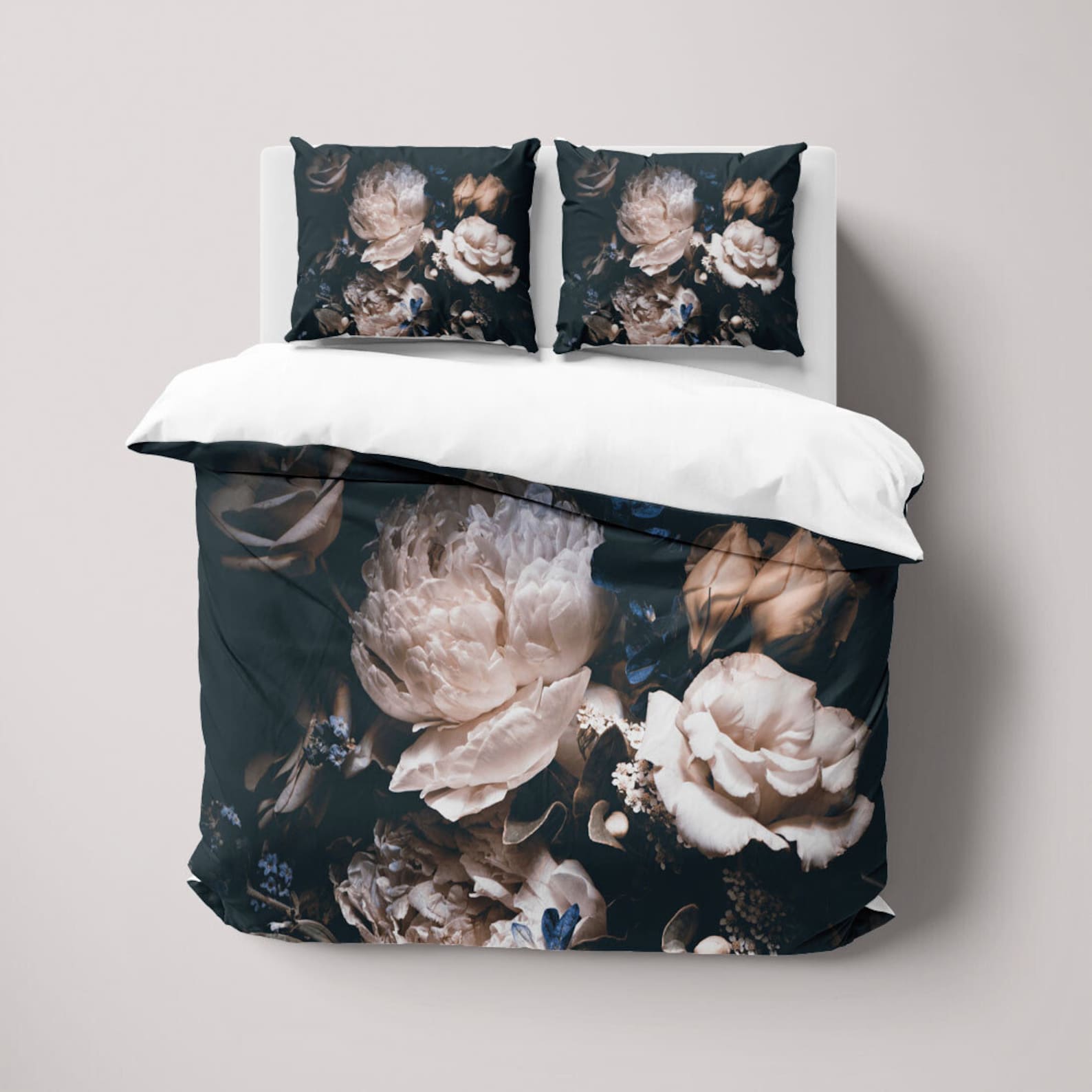 Dark Rose 3 Pcs Beddings For Hippies