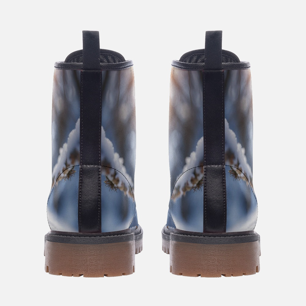 Christmas Gifts, Elf On The Shelf Casual Leather Lightweight Boots For Holiday Season