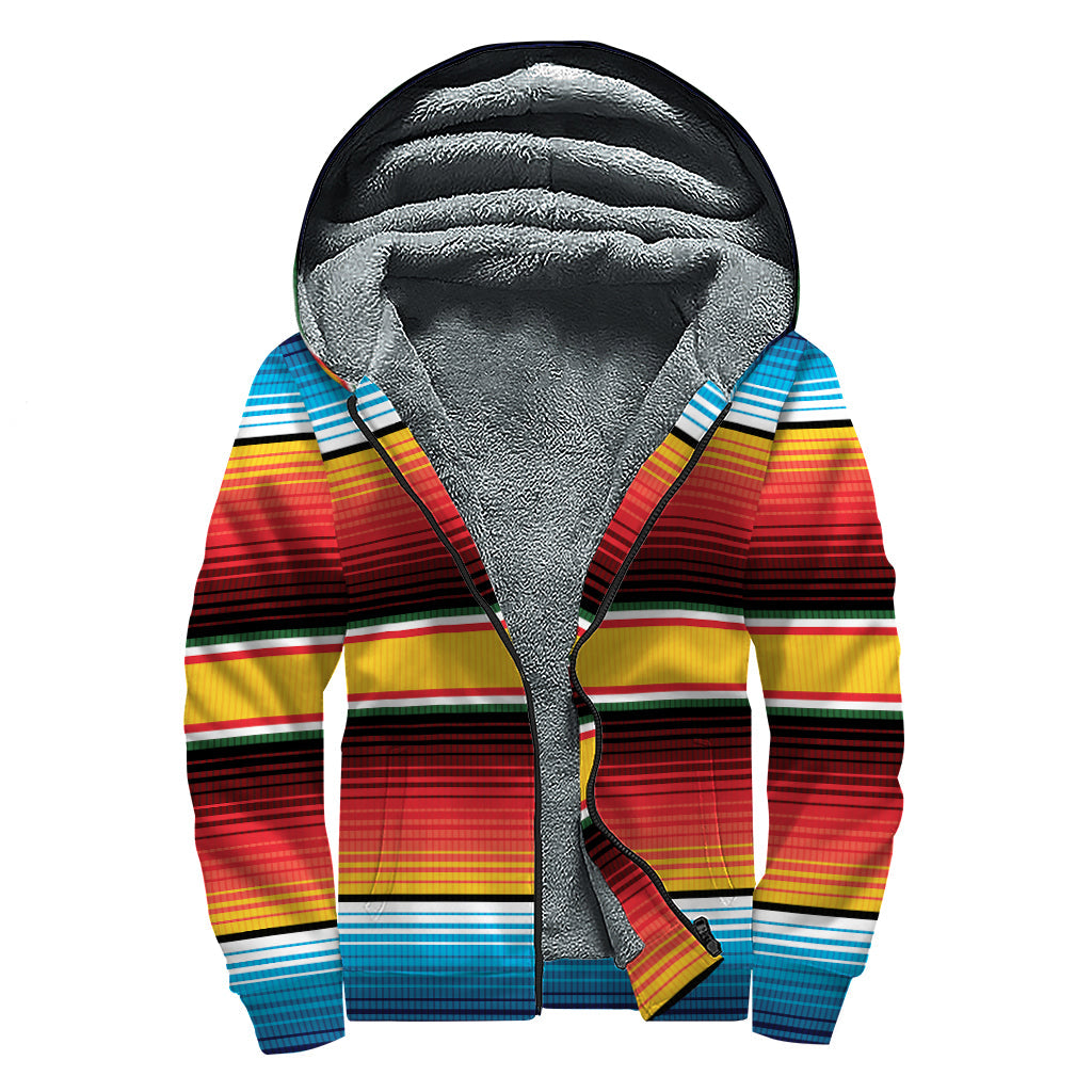 Boho Bliss: Sherpa Lined Zip Up Hoodie for Free-Spirited Hippies - 1