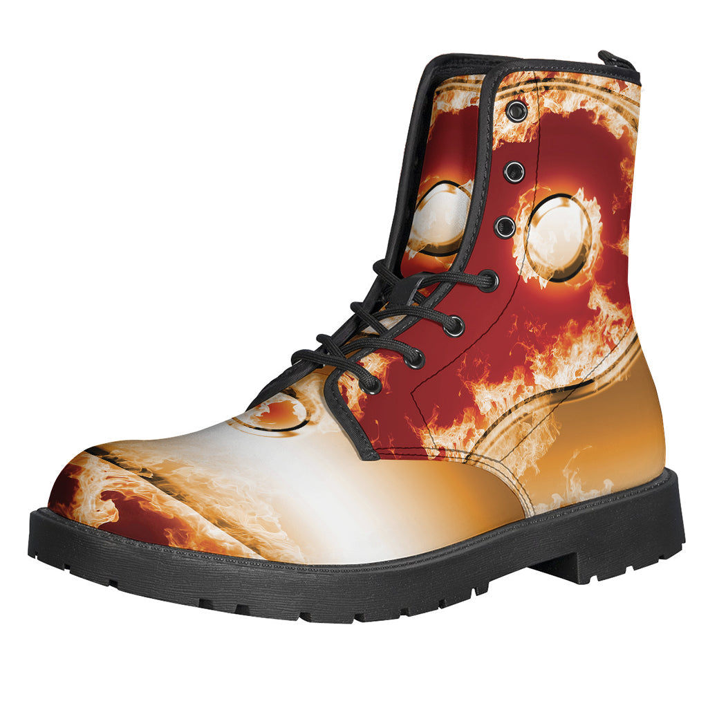 Mandala YinYang Women's Leather Boots main image 1