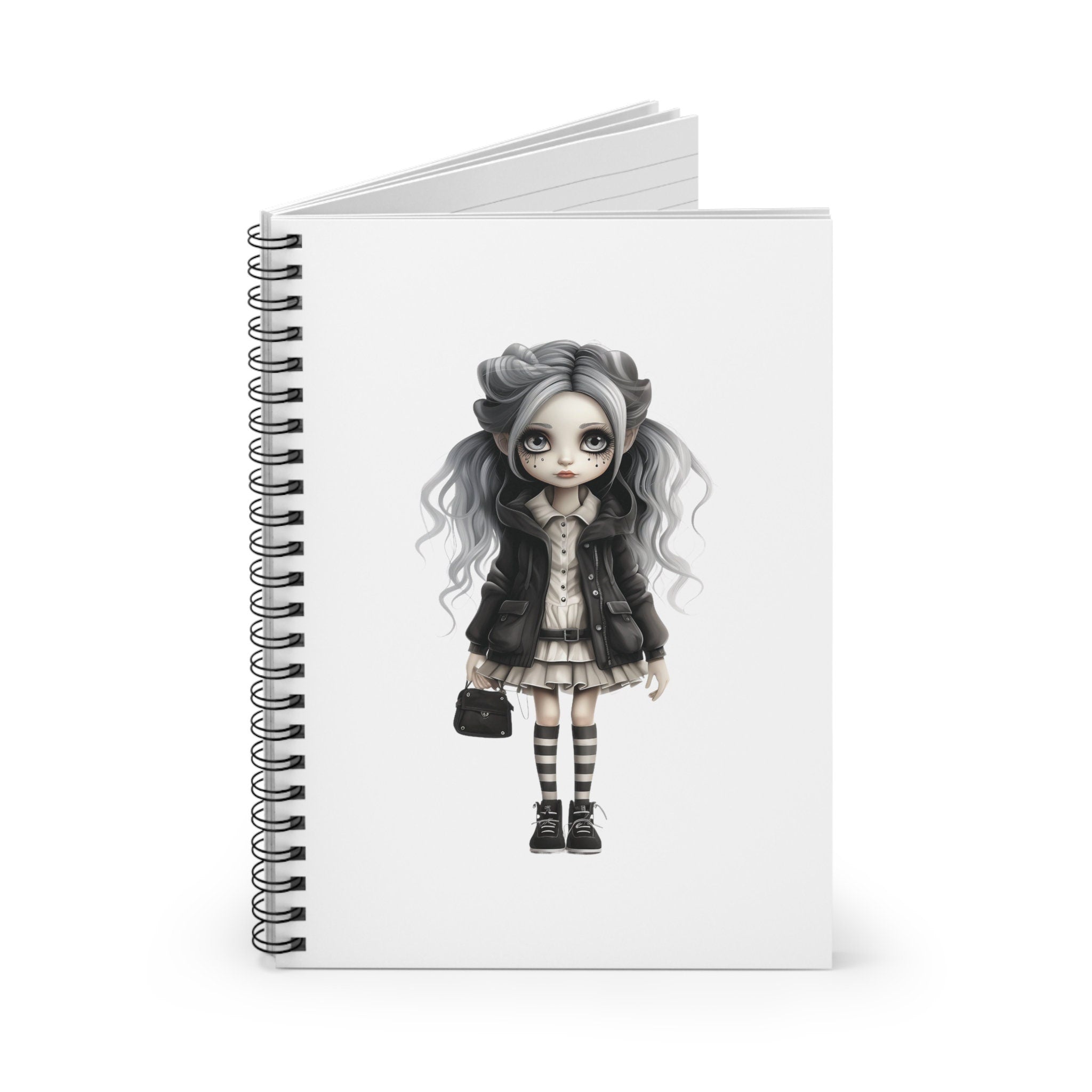 Gothic Teenager Notebook 118 Pages Item Most Popular Item Trending Gifts Supplies s Notebook Journal