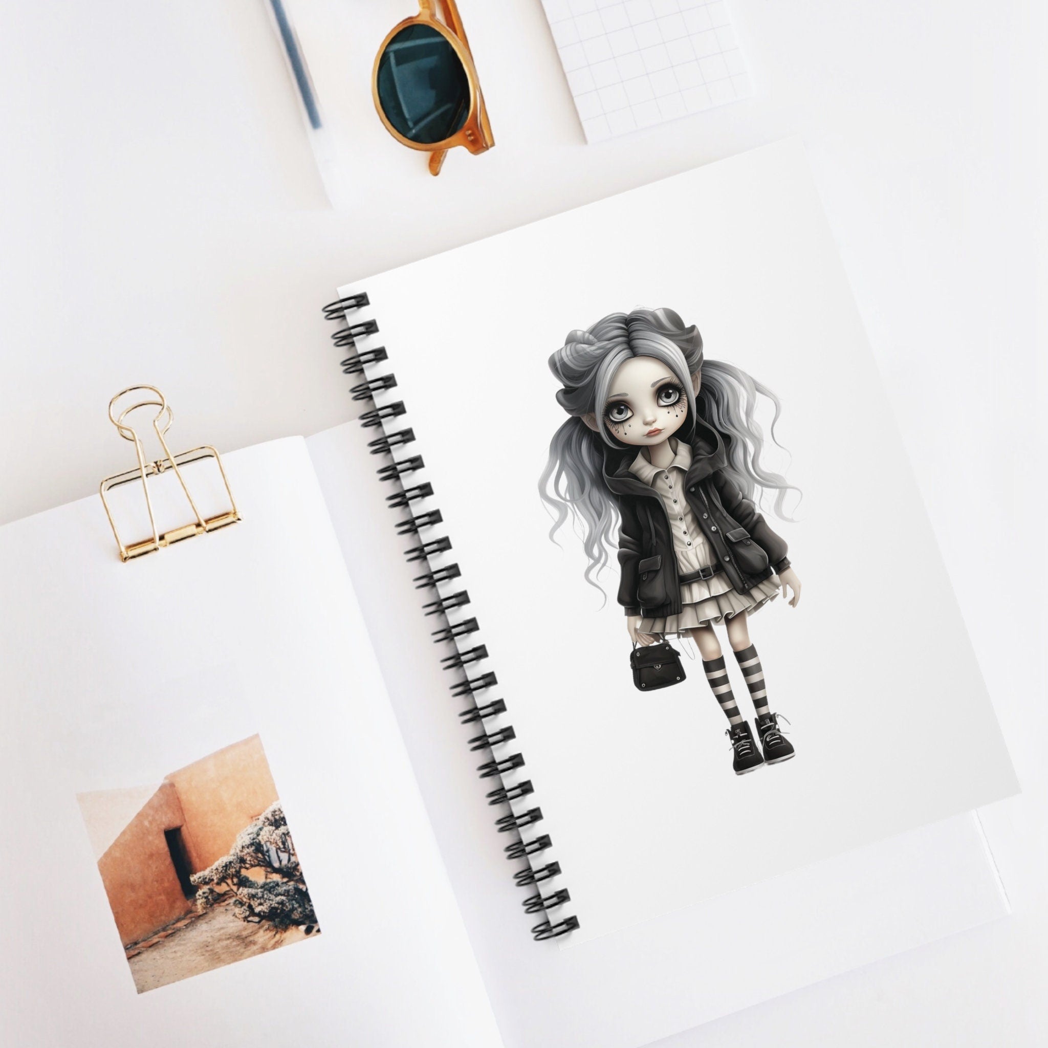 Gothic Teenager Notebook 118 Pages Item Most Popular Item Trending Gifts Supplies s Notebook Journal