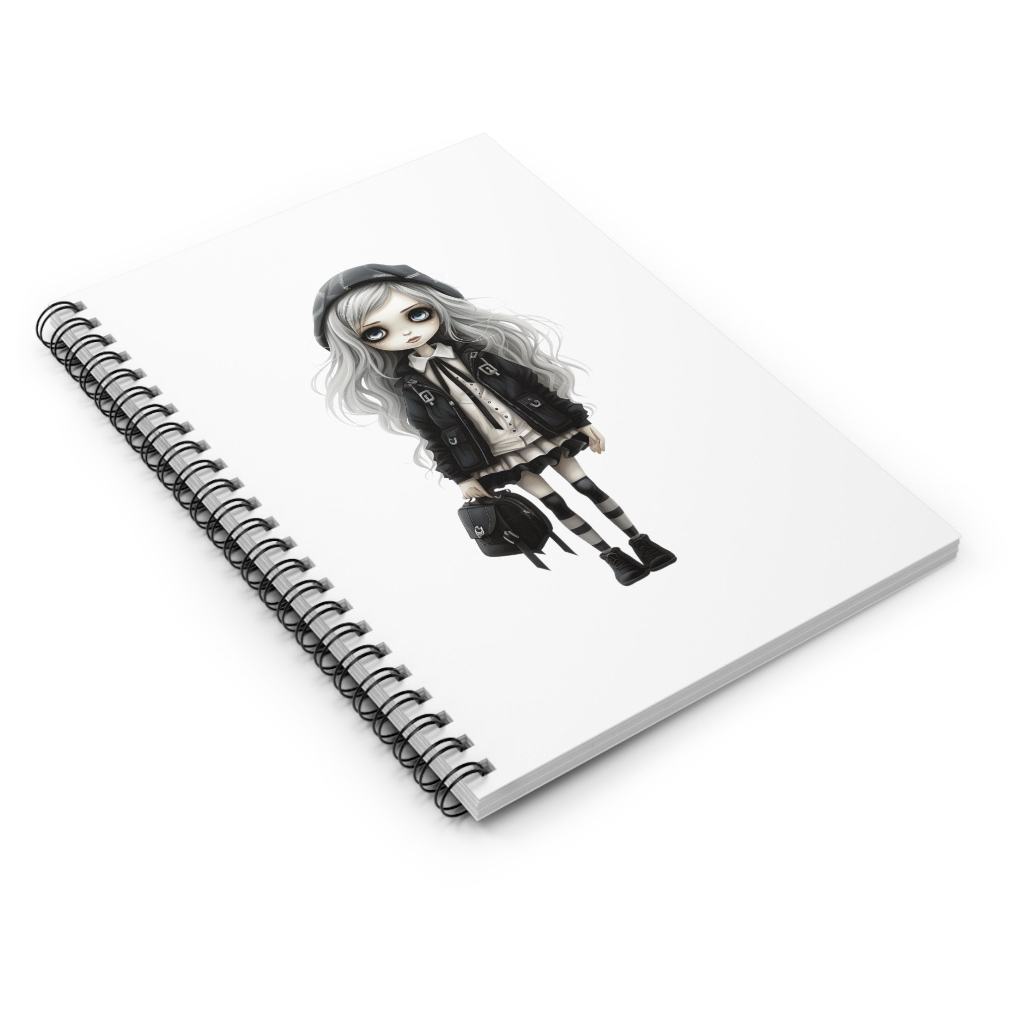 Gothic Teenager Notebook 118 Pages Item Most Popular Item Trending Gifts Supplies s Notebook Journal