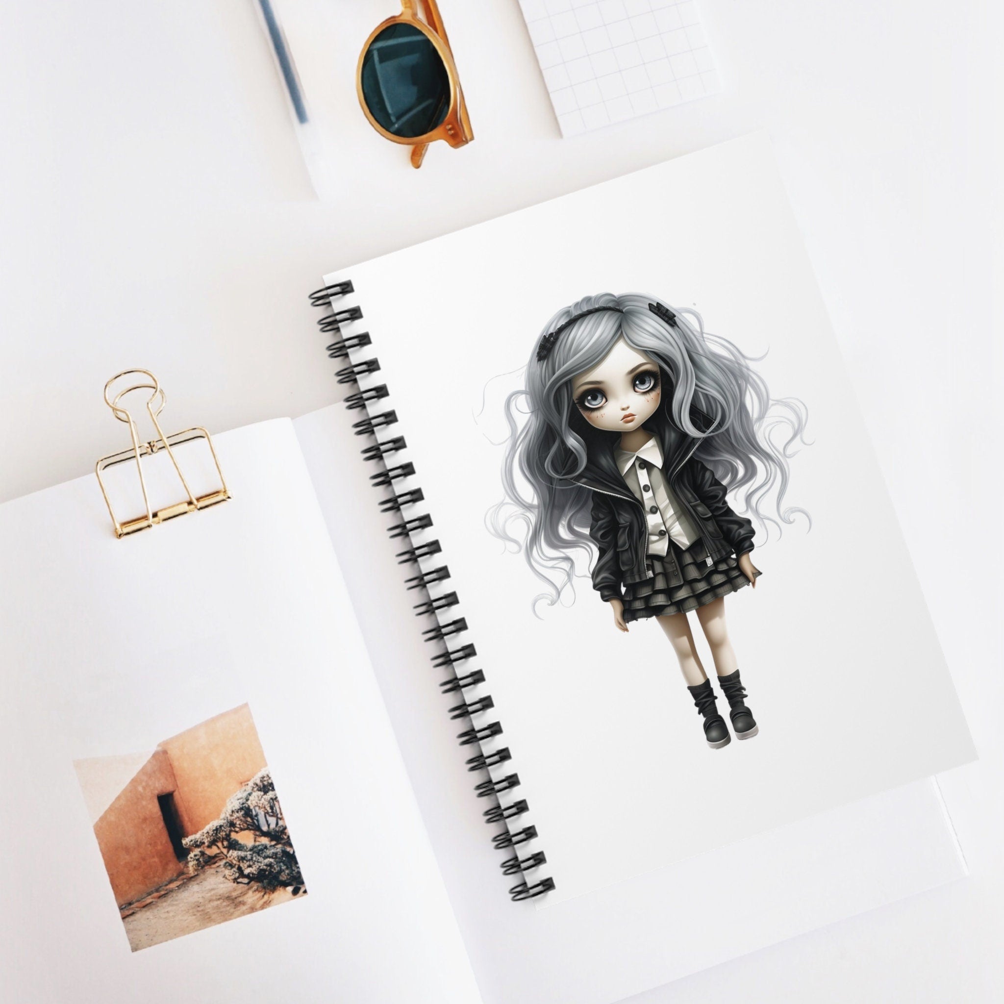 Gothic Teenager Notebook 118 Pages Item Most Popular Item Trending Gifts Supplies s Notebook Journal