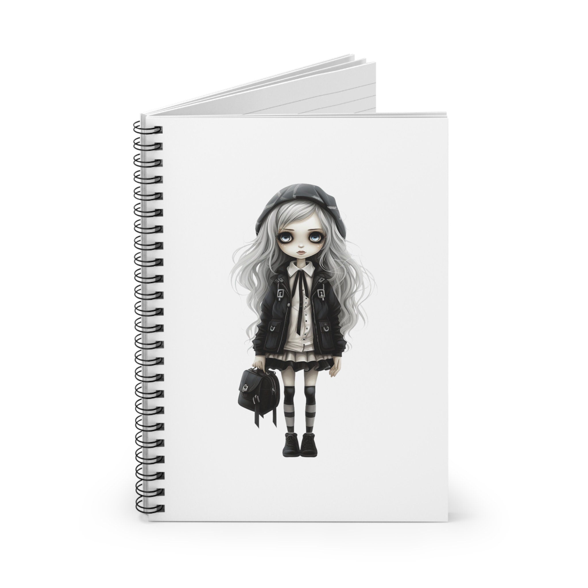 Gothic Teenager Notebook 118 Pages Item Most Popular Item Trending Gifts Supplies s Notebook Journal