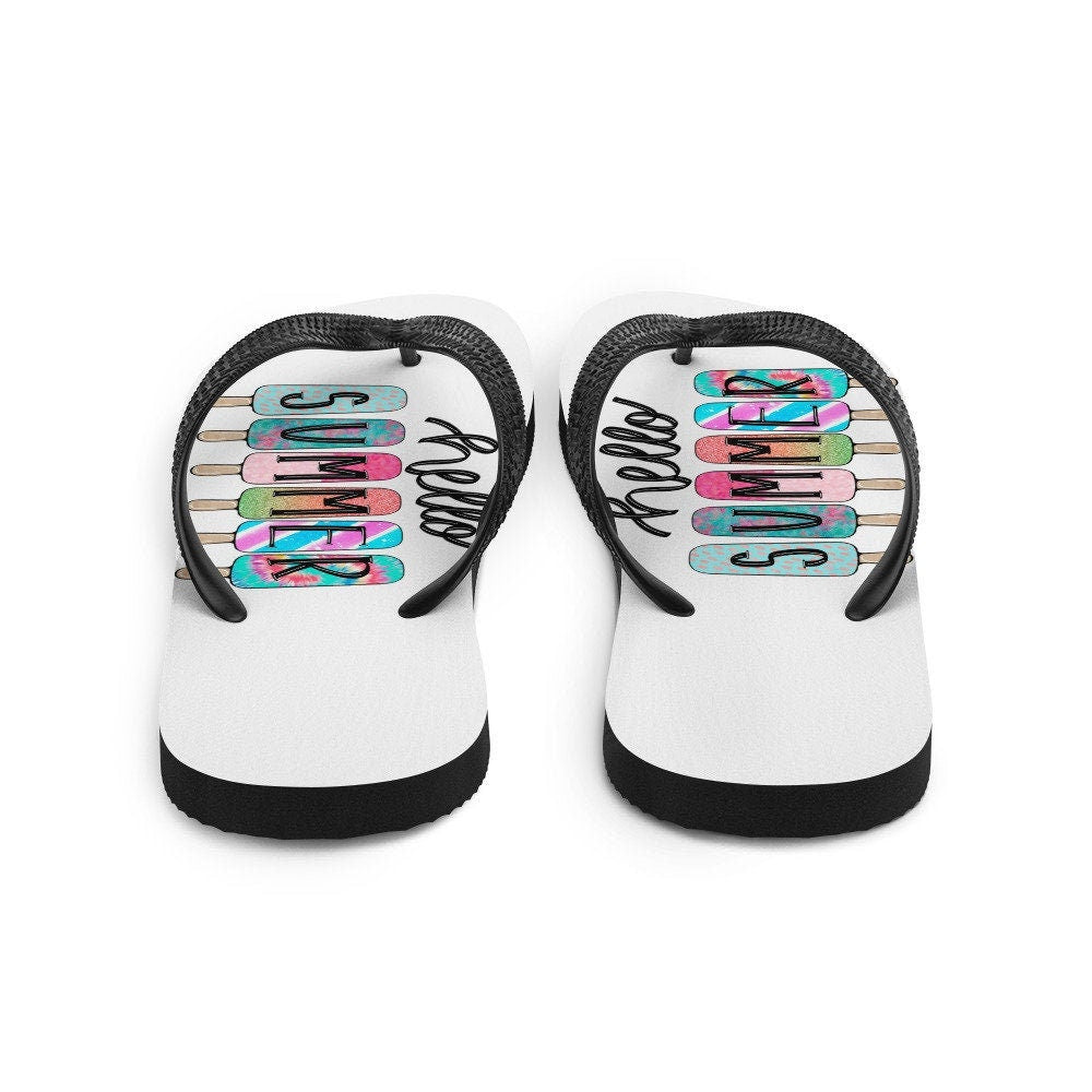 Emerald Blossoms - HELLO SUMMER Flip-Flops