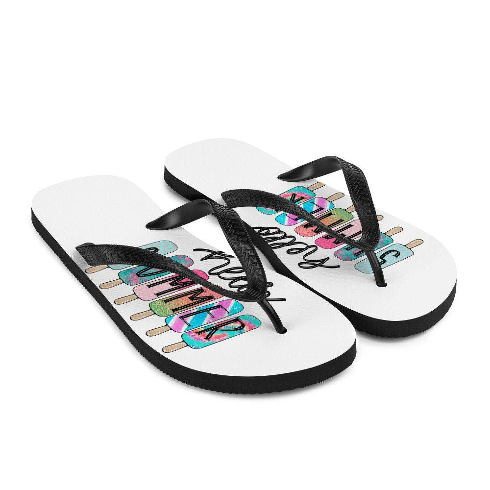 Emerald Blossoms - HELLO SUMMER Flip-Flops