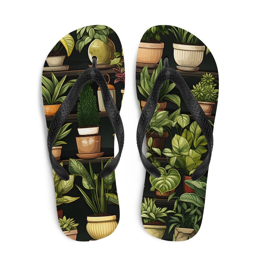 Emerald Blossoms - PLANTS Flip-Flops