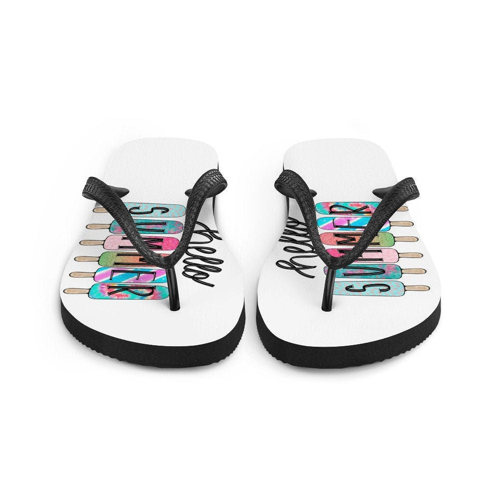 Emerald Blossoms - HELLO SUMMER Flip-Flops