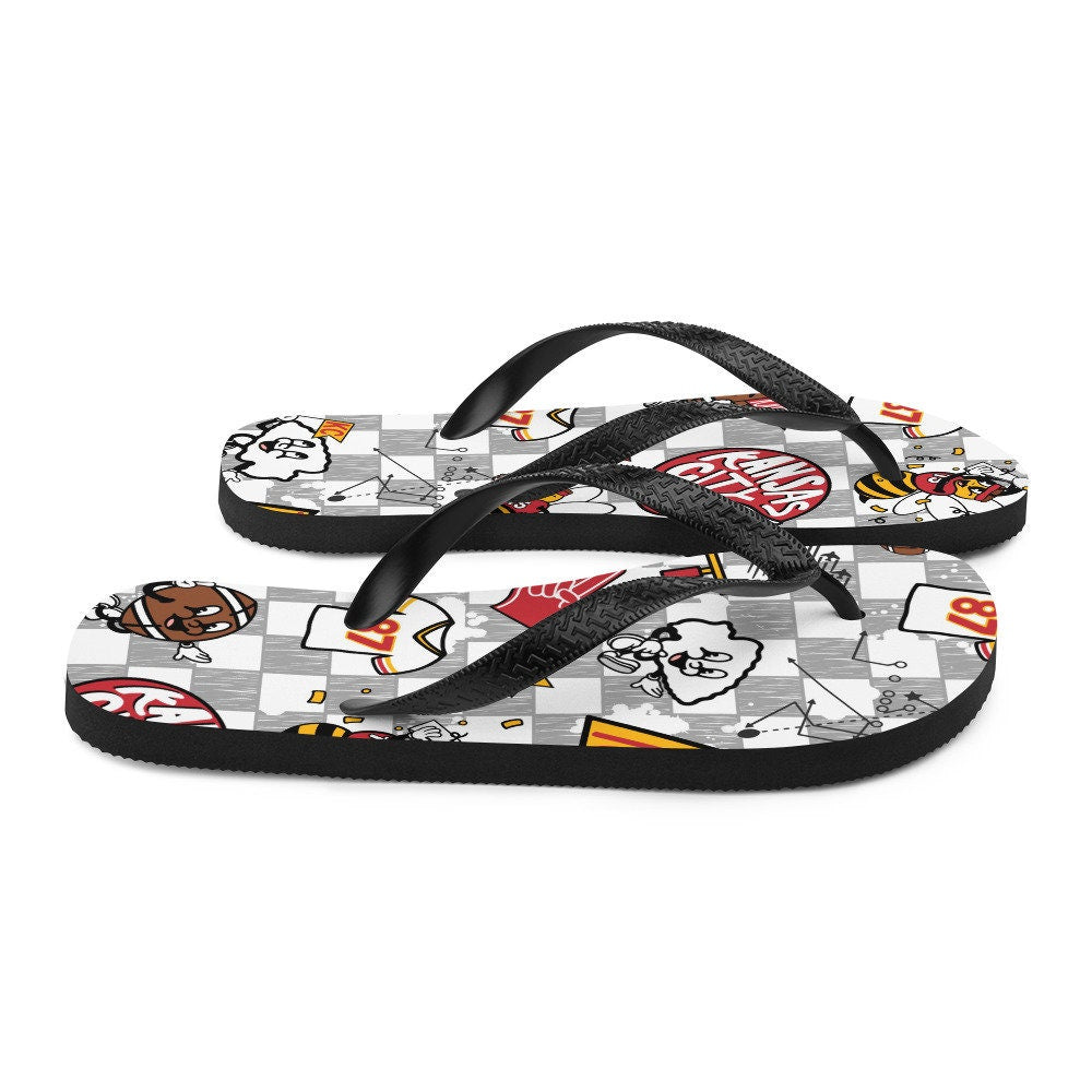 Emerald Blossoms - Arrowheads and Sports Flip-Flops