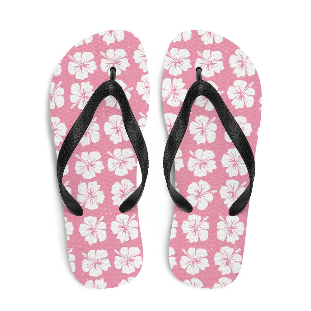 Emerald Blossoms - Hawaiian Flowers Flip-Flops