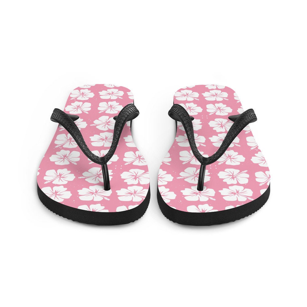 Emerald Blossoms - Hawaiian Flowers Flip-Flops