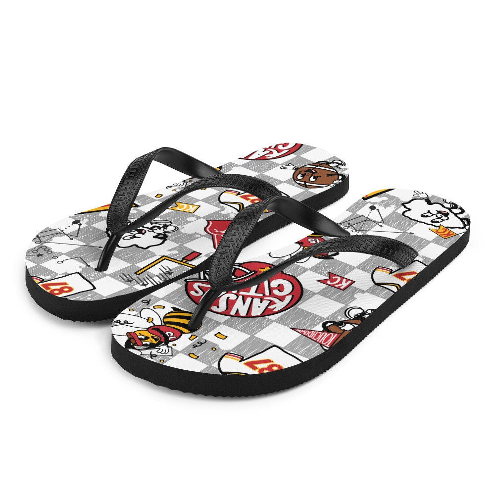 Emerald Blossoms - Arrowheads and Sports Flip-Flops