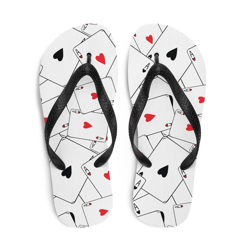 Emerald Blossoms - ACES anyone Flip-Flops