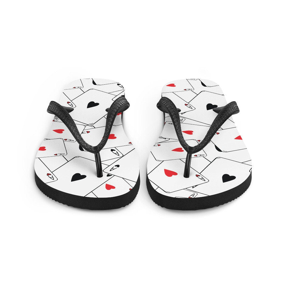 Emerald Blossoms - ACES anyone Flip-Flops