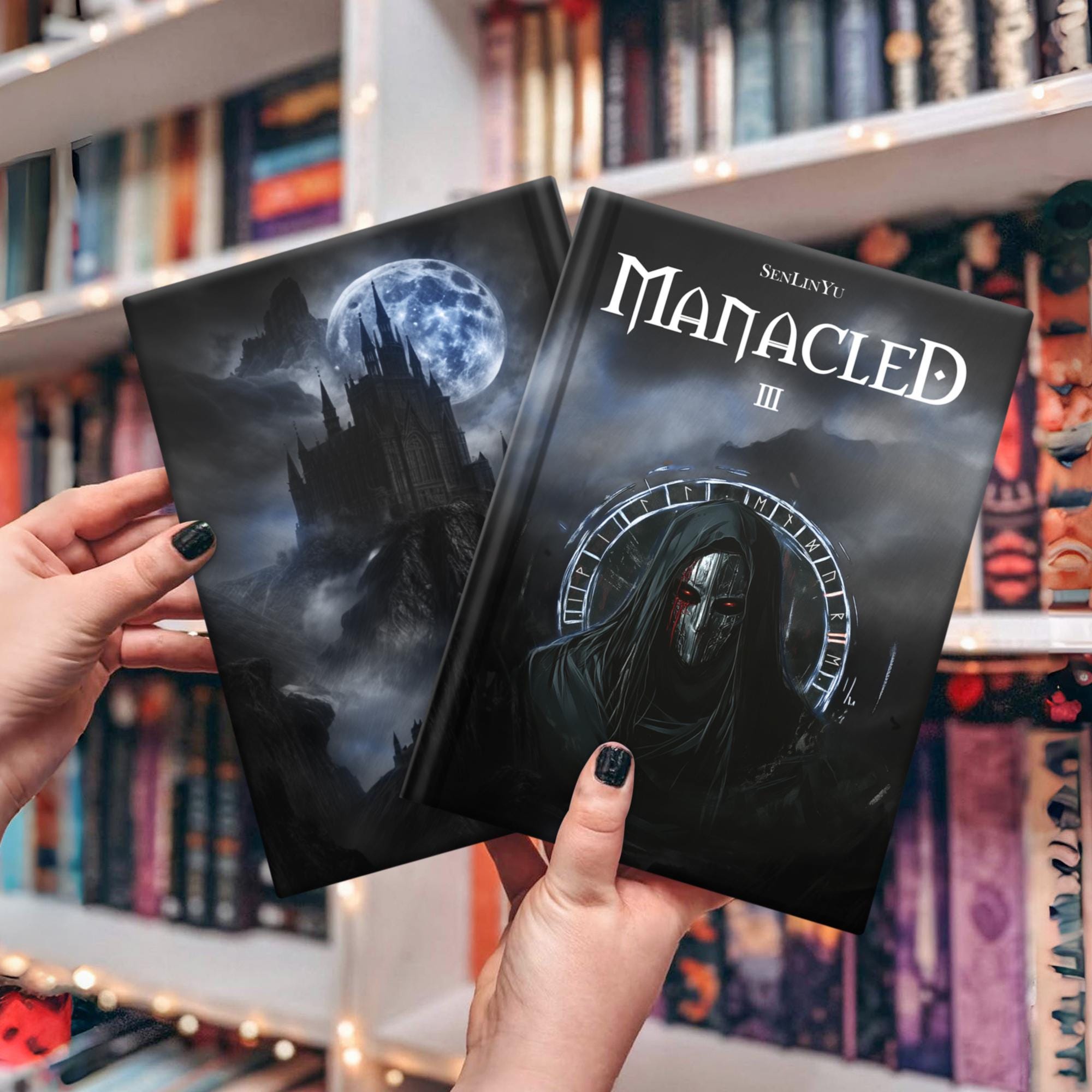 Hardcover Book With Illustrations - Manacled, Luxurious Packaging With Box