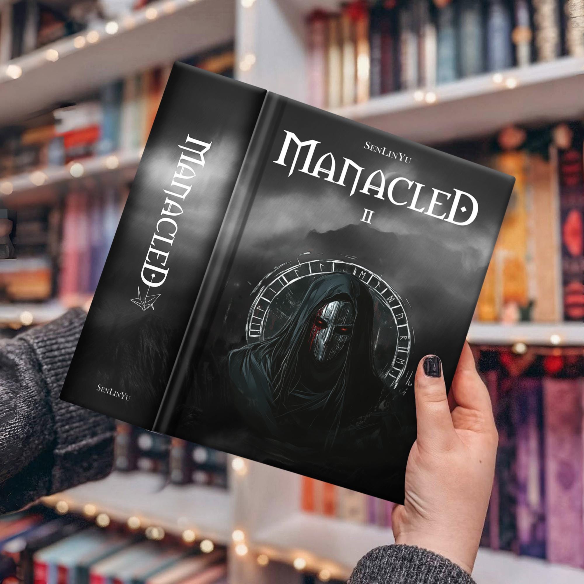 Hardcover Book With Illustrations - Manacled, Luxurious Packaging With Box