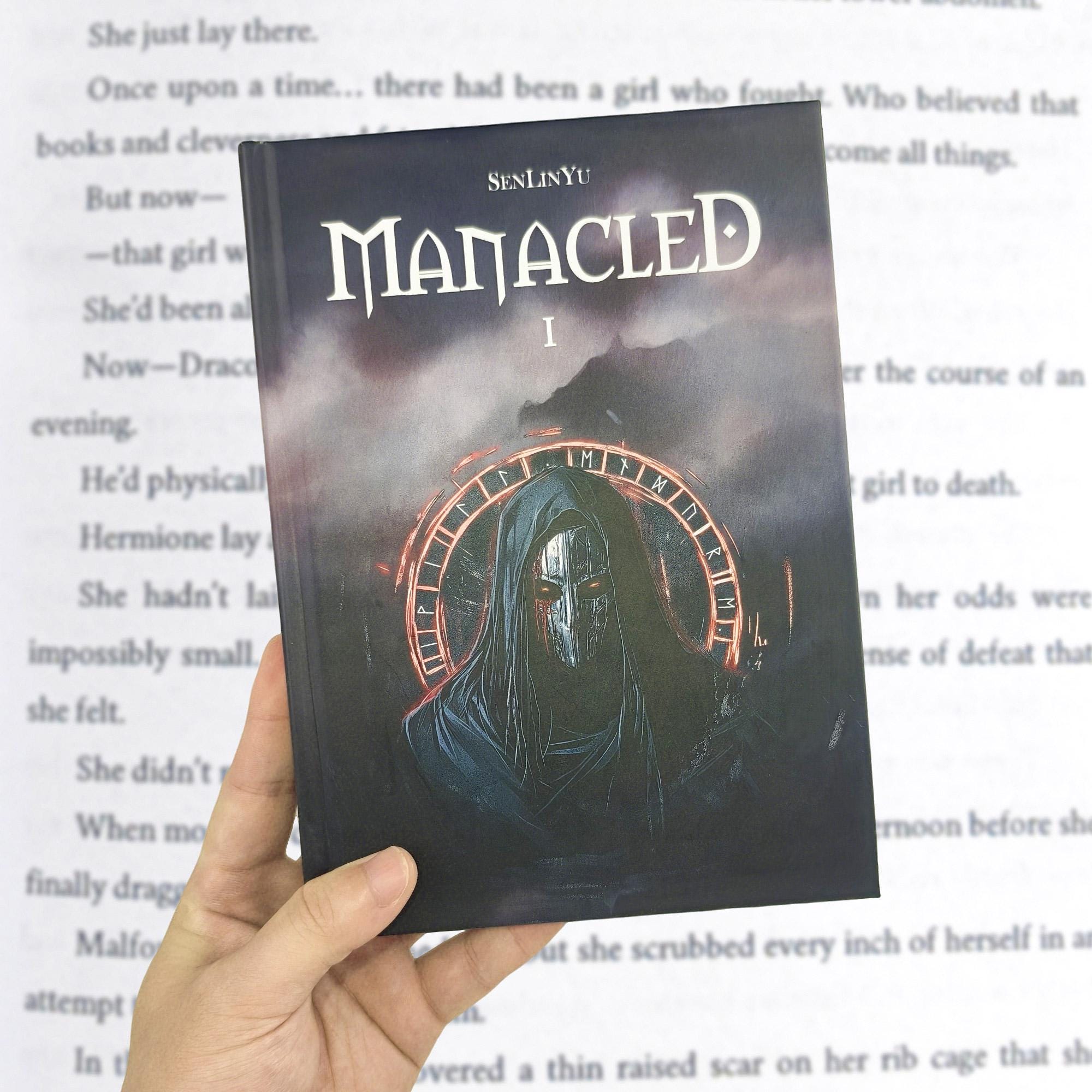 Manacled Book, Colored-Picture Cover With Box, Hardcover Book, Complete Three-In-One Series, Dramione Fanfic