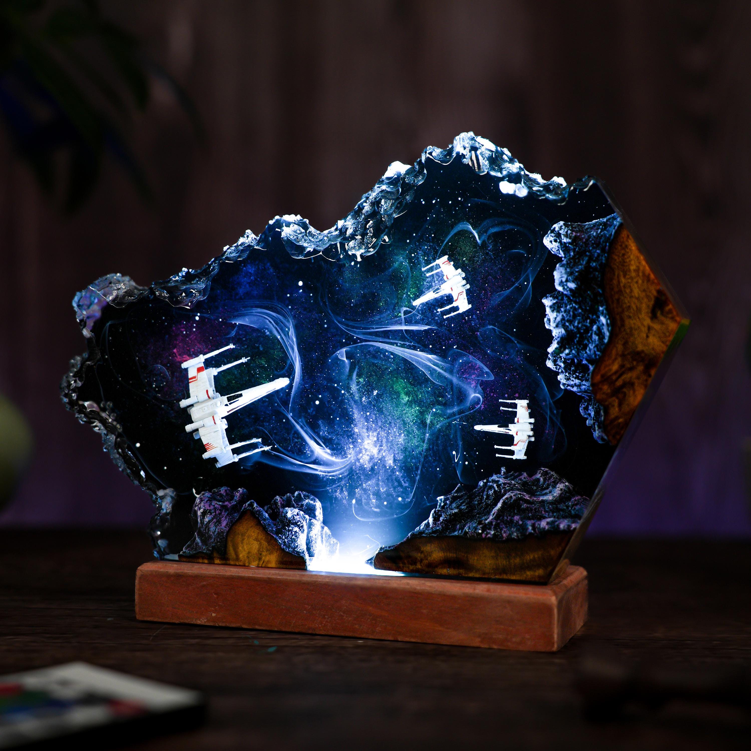 Custom Space Galaxy Lamp, Galaxy Night light, Handmade Lamp, Unique Gift, gift for boyfriend, Christmas gift, personalization Gift