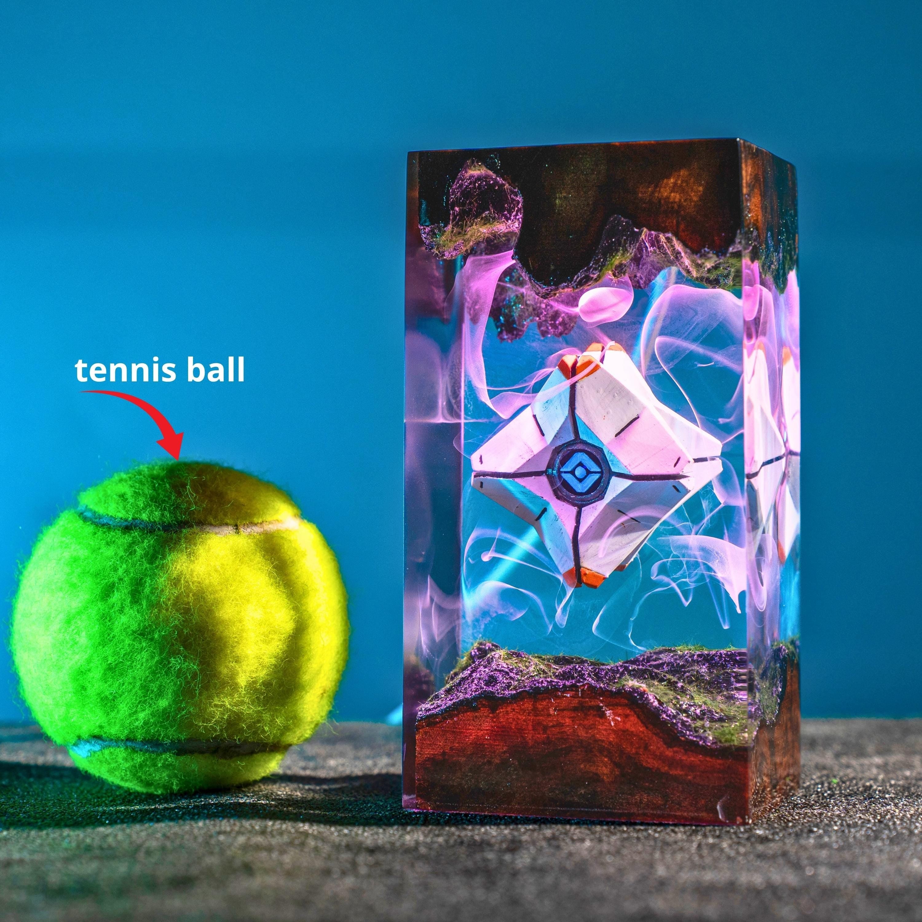 Des.tiny 2 night light, Custom anime Night Lamp, Handmade Resin Wood Lamp, christmas gift ideas for him