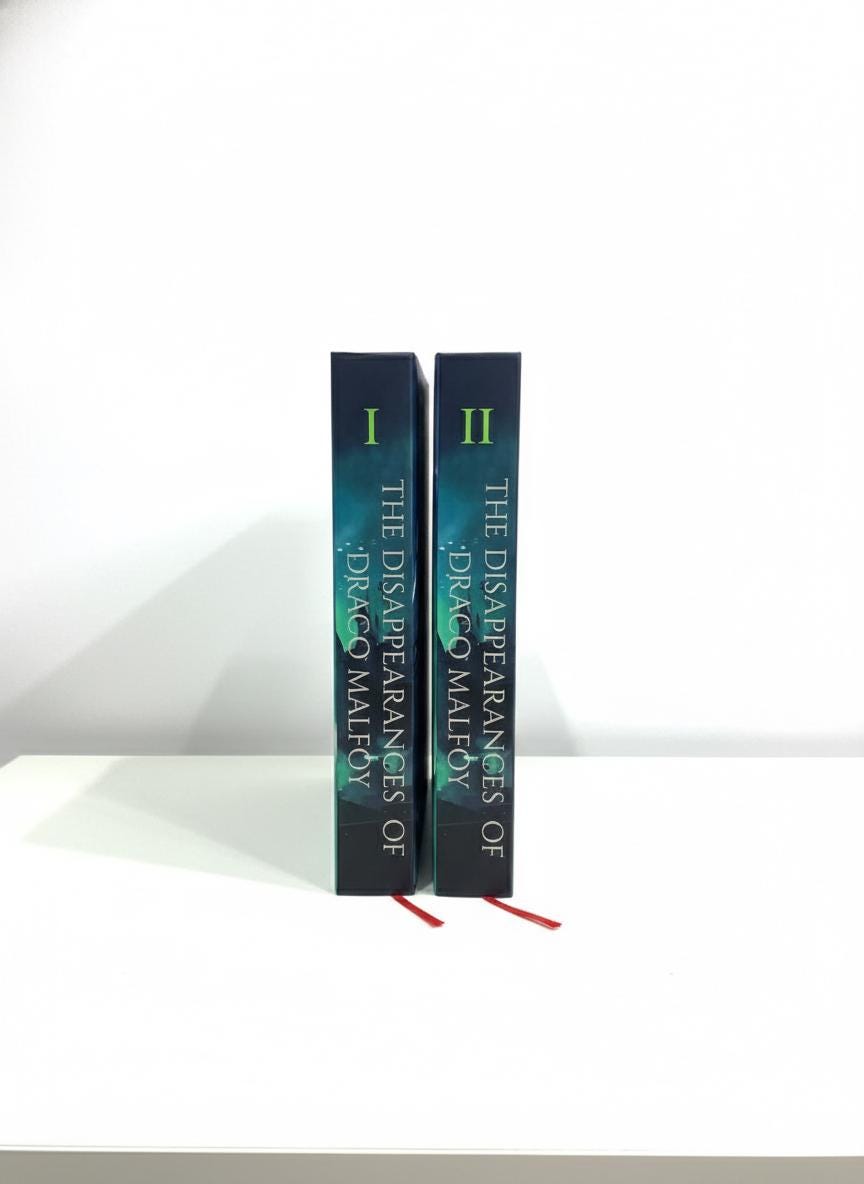 The Disappearances Of Draco Malfoy – Hardcover Dramione Fanfiction Book Set