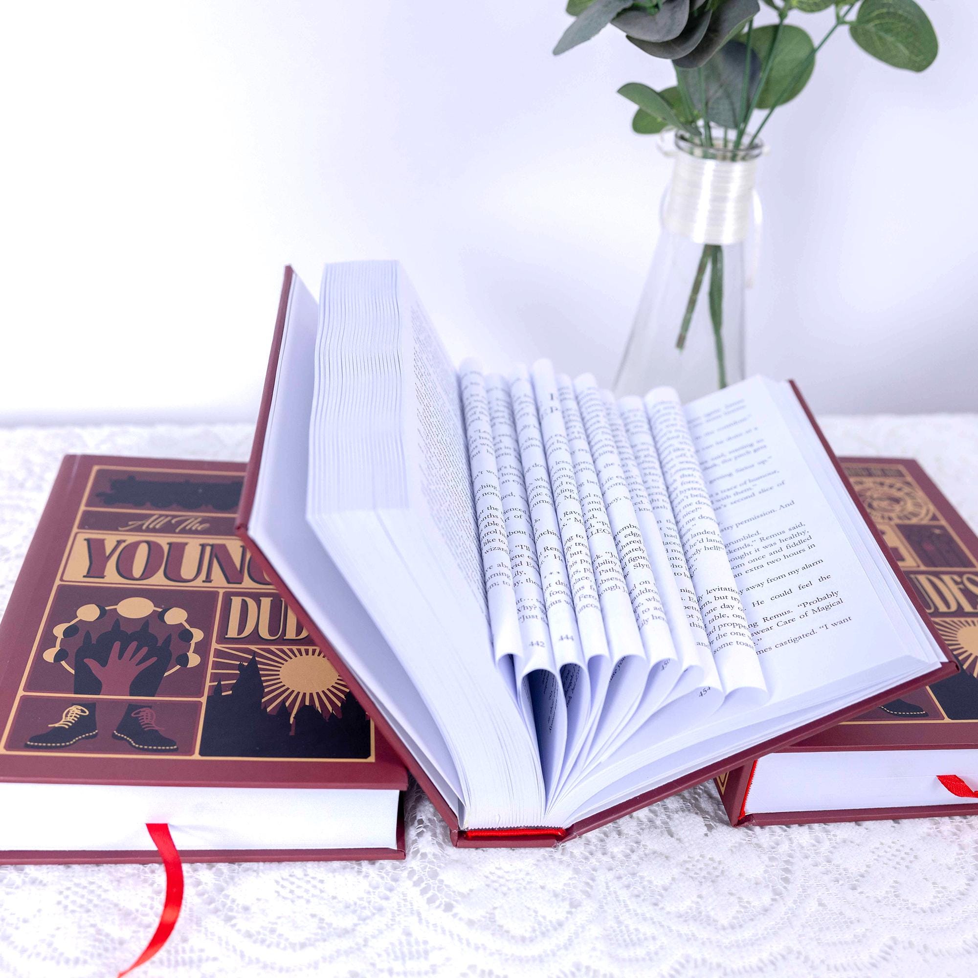 All The Young Dudes Book Set, Custom Cover Hardcover with Bookmarks N03
