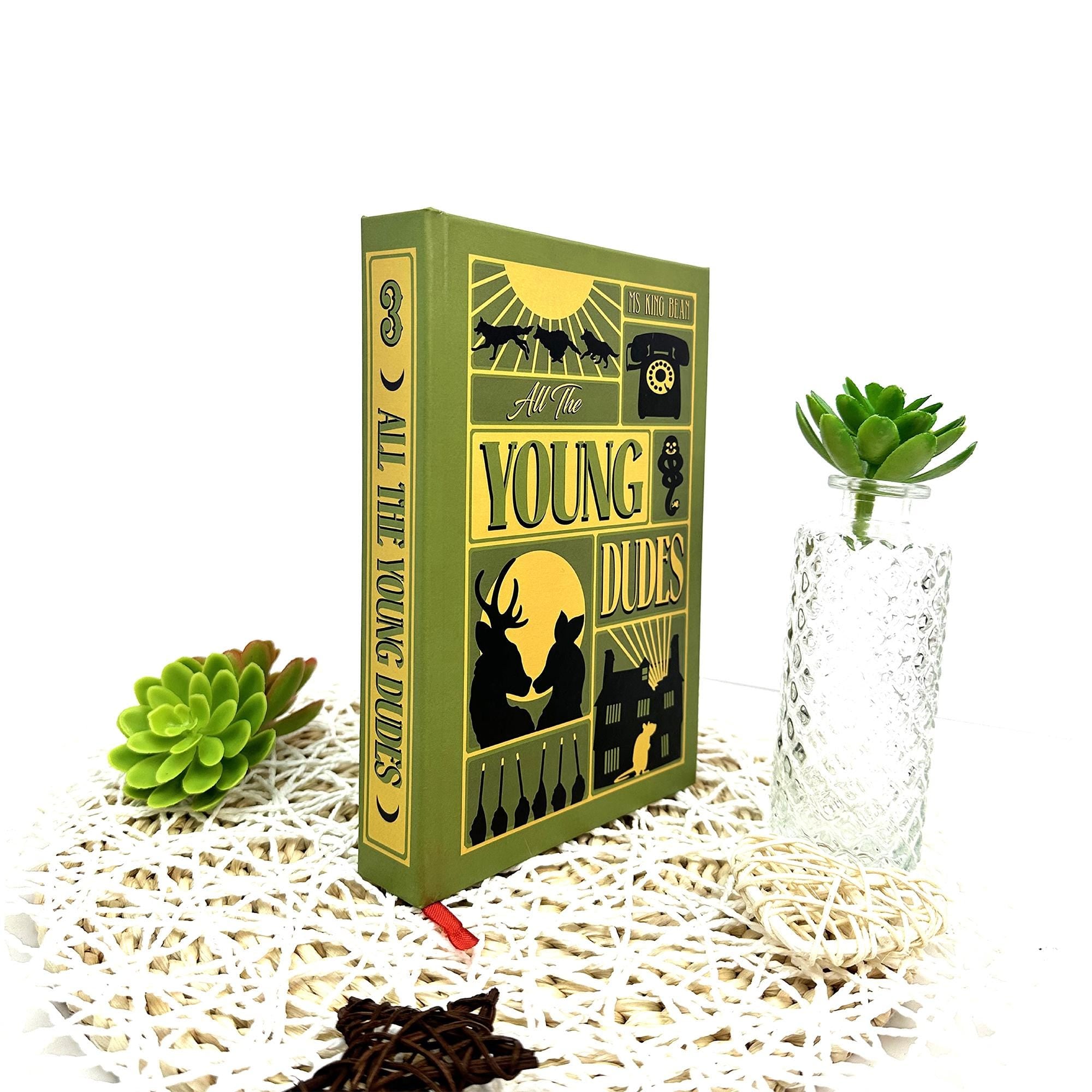 All The Young Dudes Book Set, Custom Cover Hardcover with Bookmarks N03