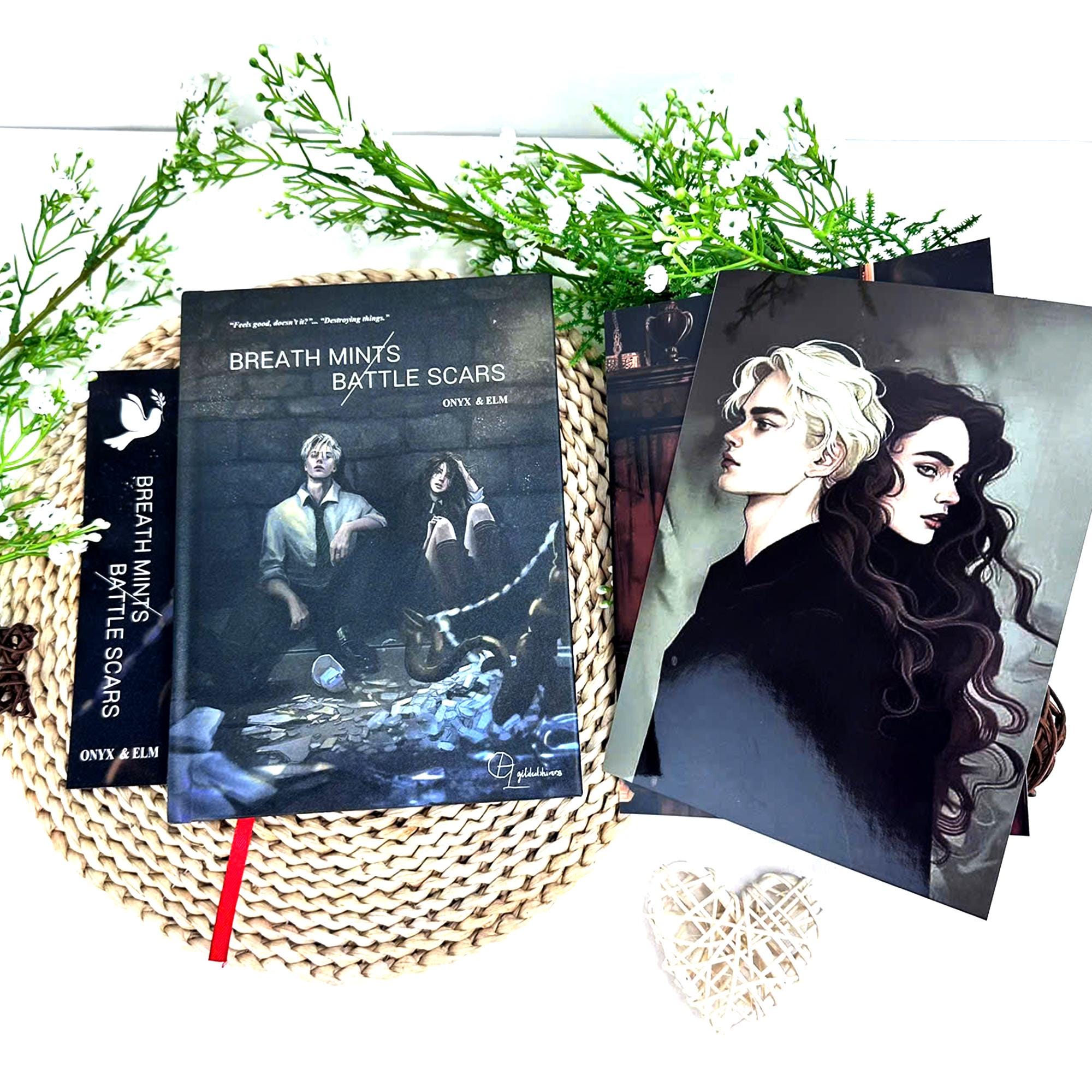 Breath Mints-Battle Scars Book – Deluxe Edition with New Covers, Illustrations, and Exclusive Bookmark N06