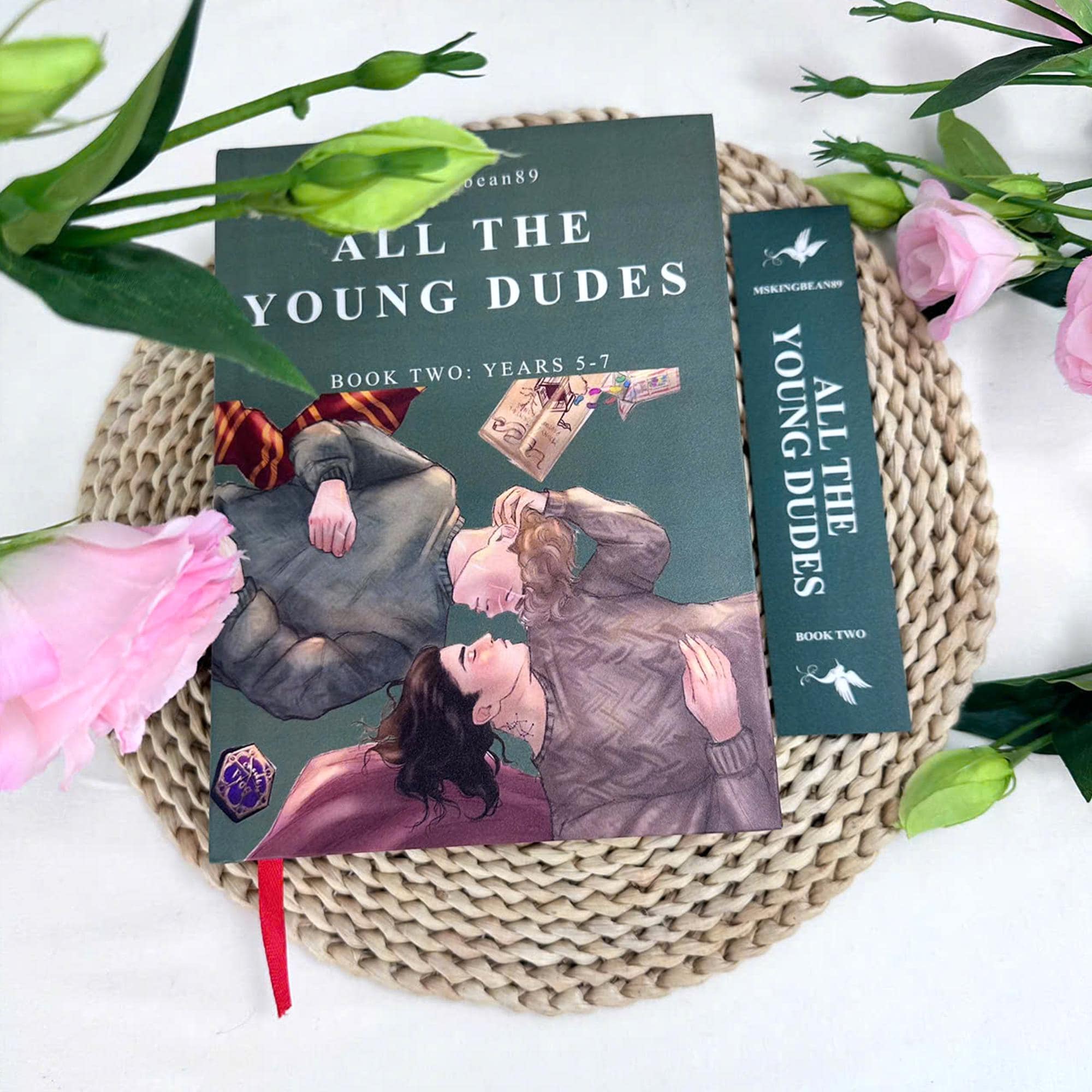 All The Young Dudes Book Set, Custom Cover Hardcover with Bookmarks N07