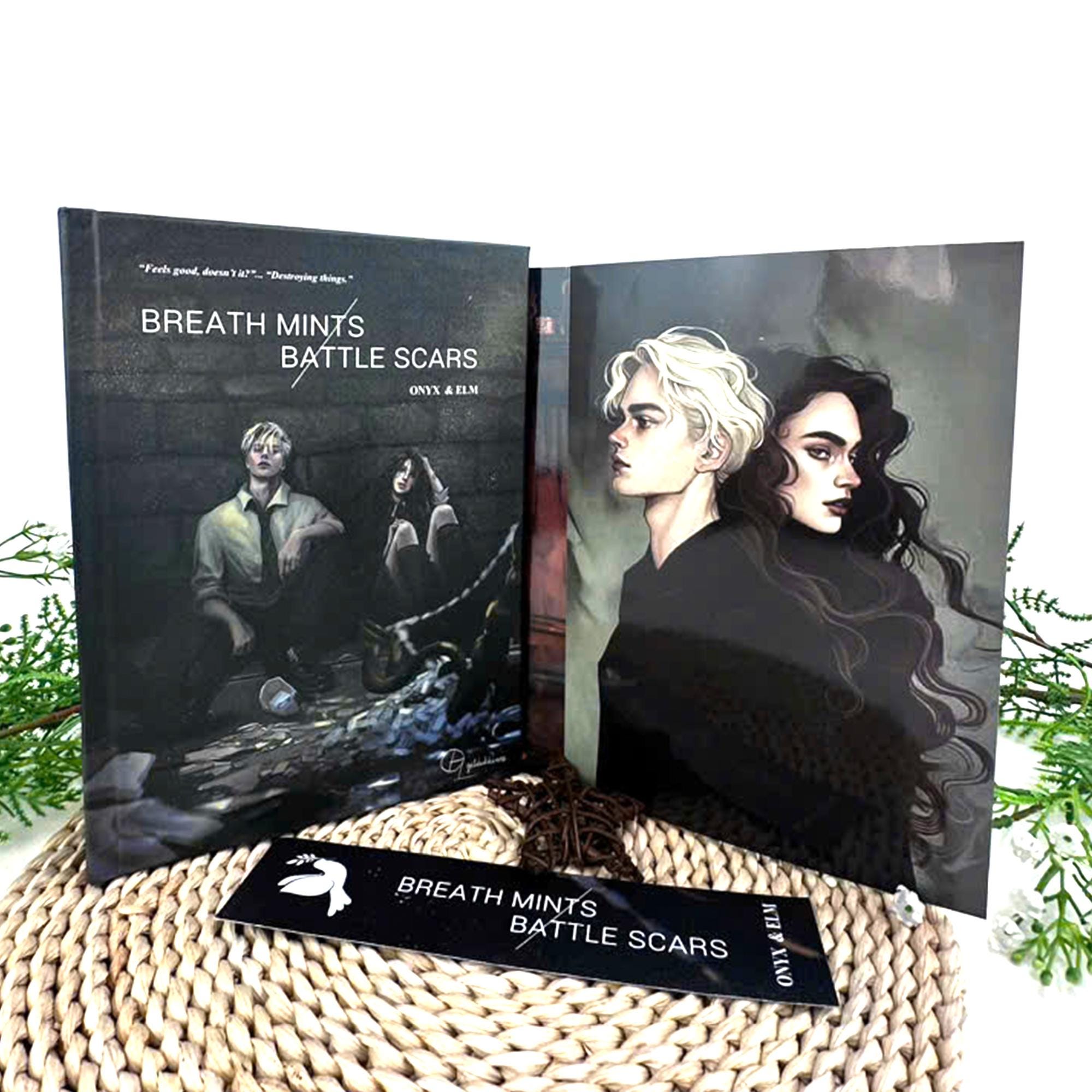 Breath Mints-Battle Scars Book – Deluxe Edition with New Covers, Illustrations, and Exclusive Bookmark N06