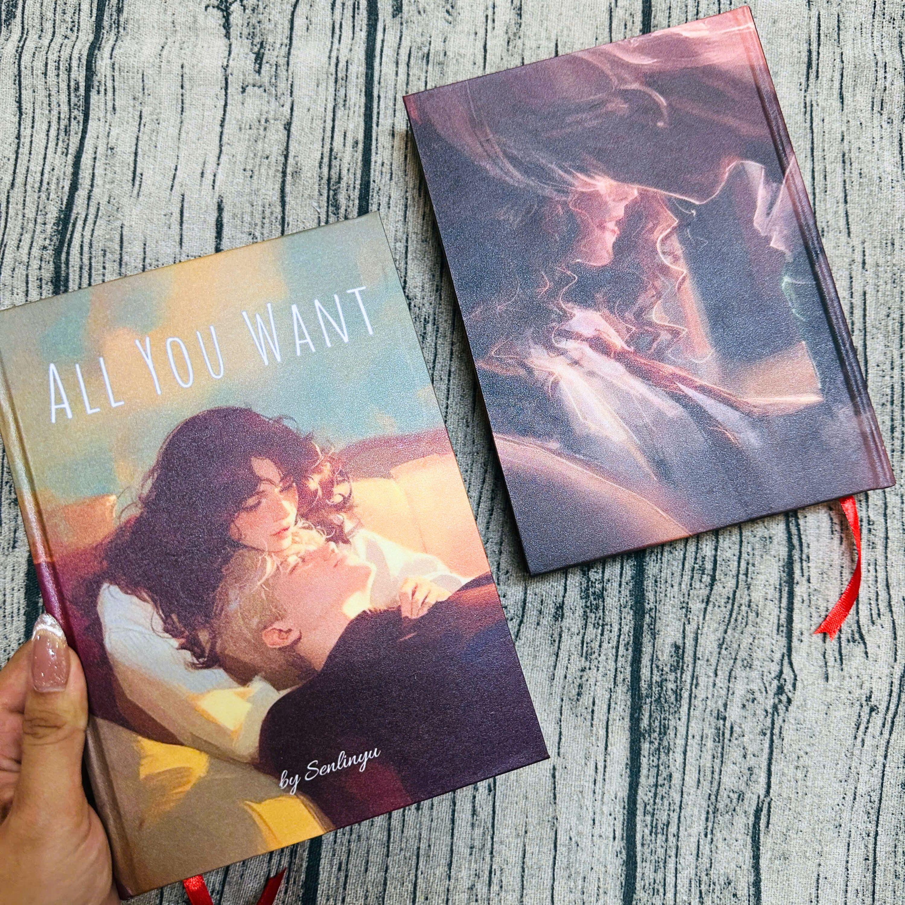 All You Want Book Hardcover – Handmade Collector Edition | Dark Romance Rebound Novel | Slow Burn Book Lover Gift