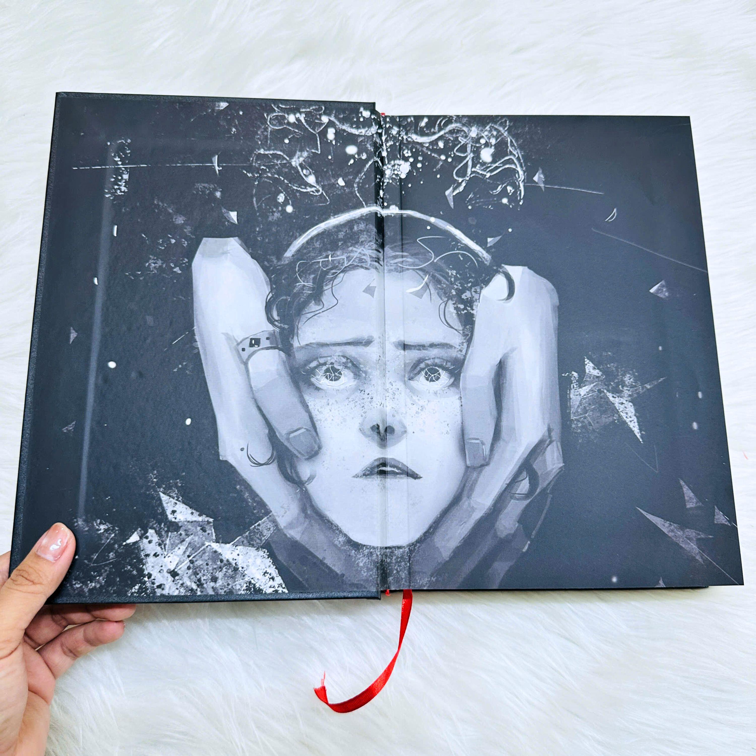 Manacled Illustrated Hardcover Book – Collector Edition Novel | Handmade Rebound Dark Romance | Art Prints & Bookmark Set