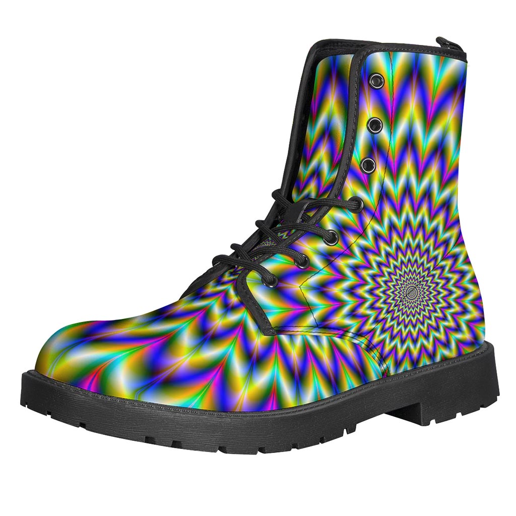 Zigzag Optical illusion Women's Boots