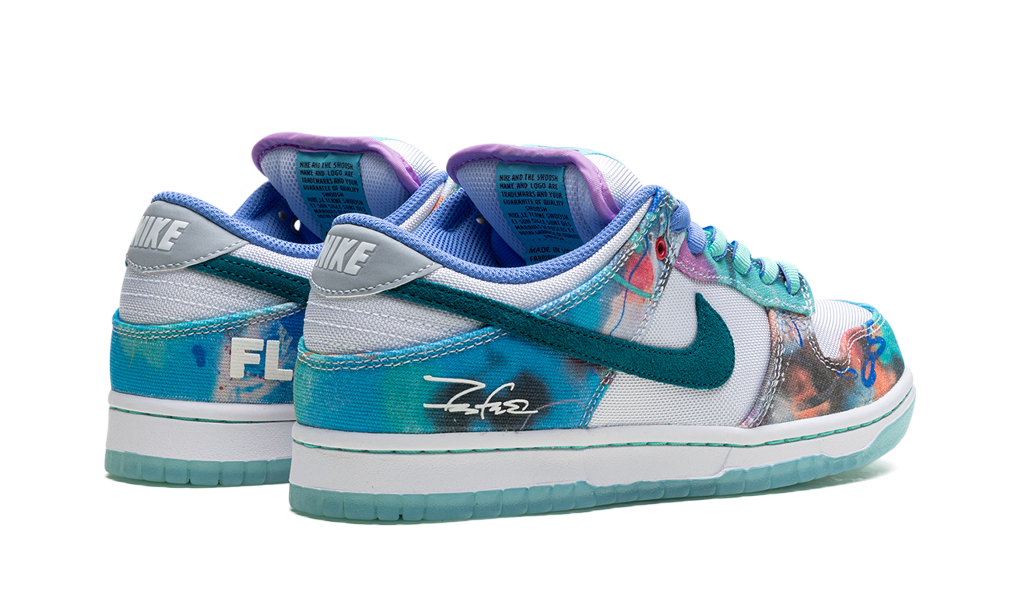 Dunk Low SB "Futura Laboratories - Bleached Aqua"