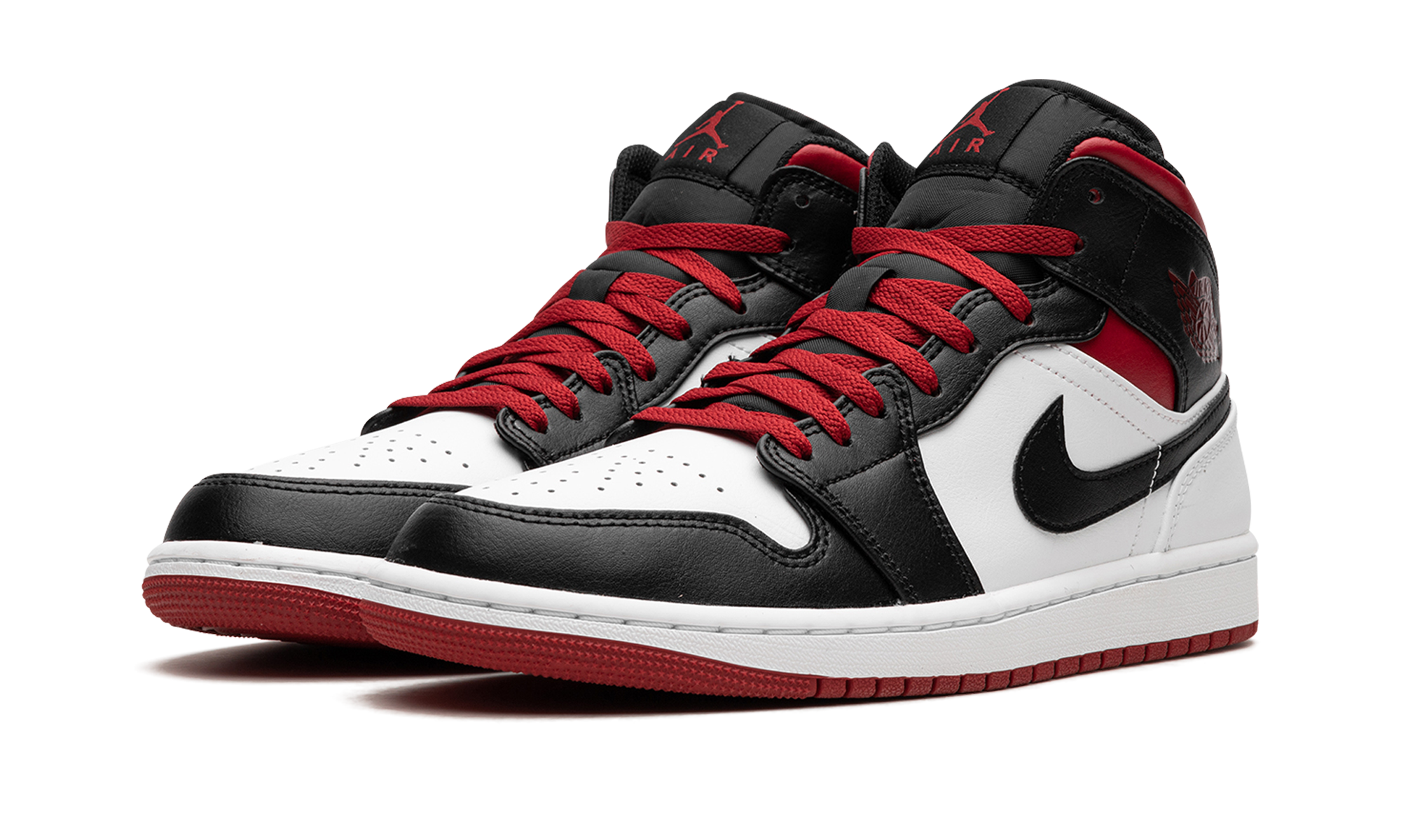 Air Jordan 1 Mid "Gym Red Black Toe"