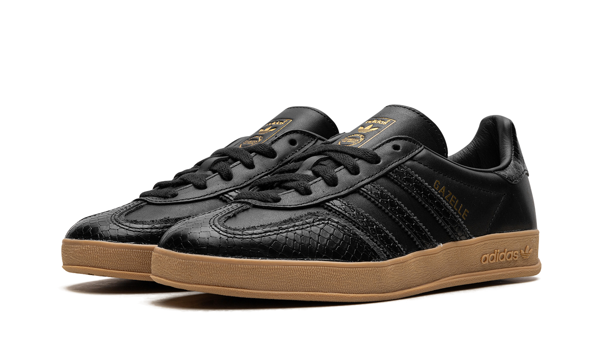 Gazelle Indoor "Core Black Snakeskin"