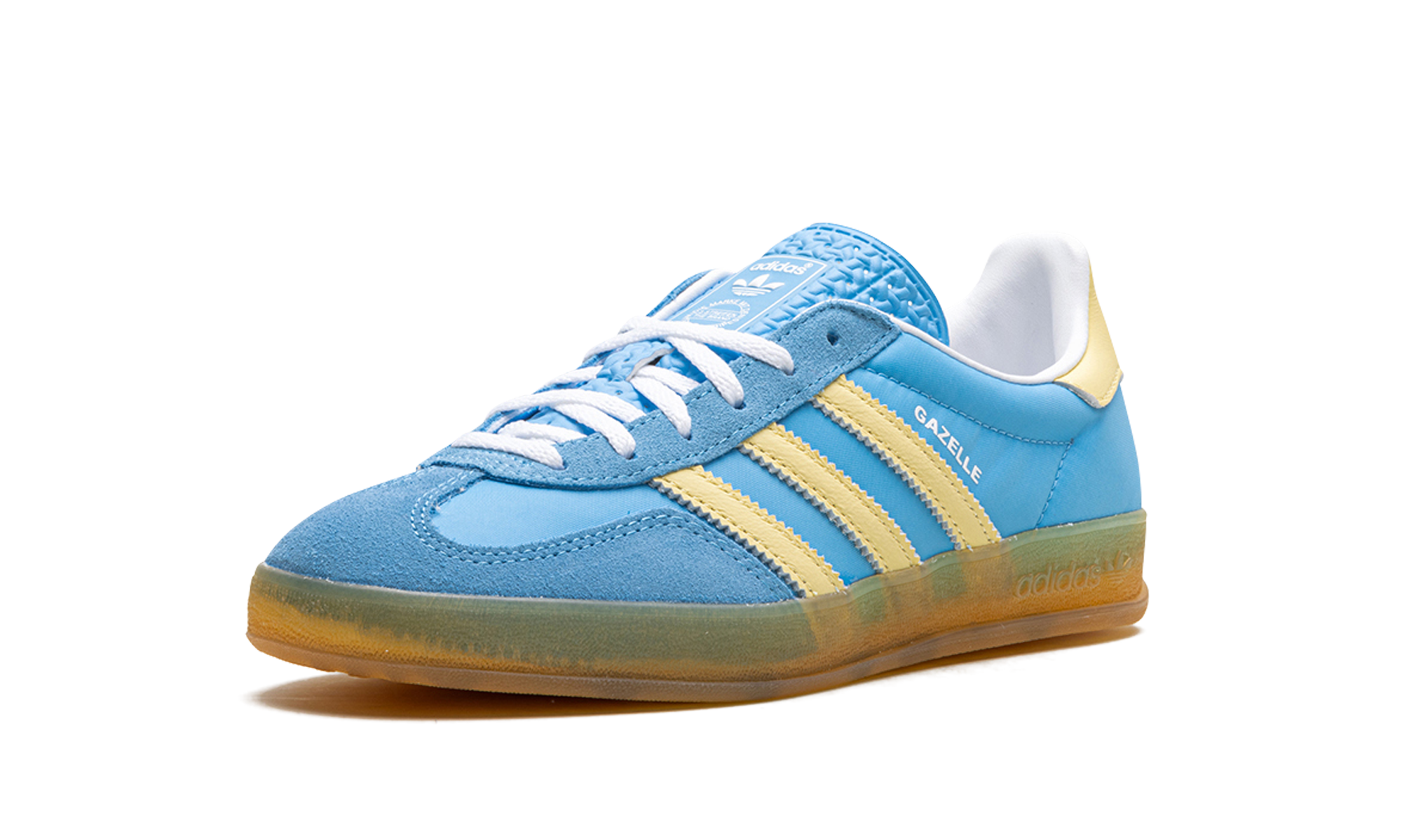 Gazelle Indoor WMNS "Semi Blue Burst Almost Yellow"