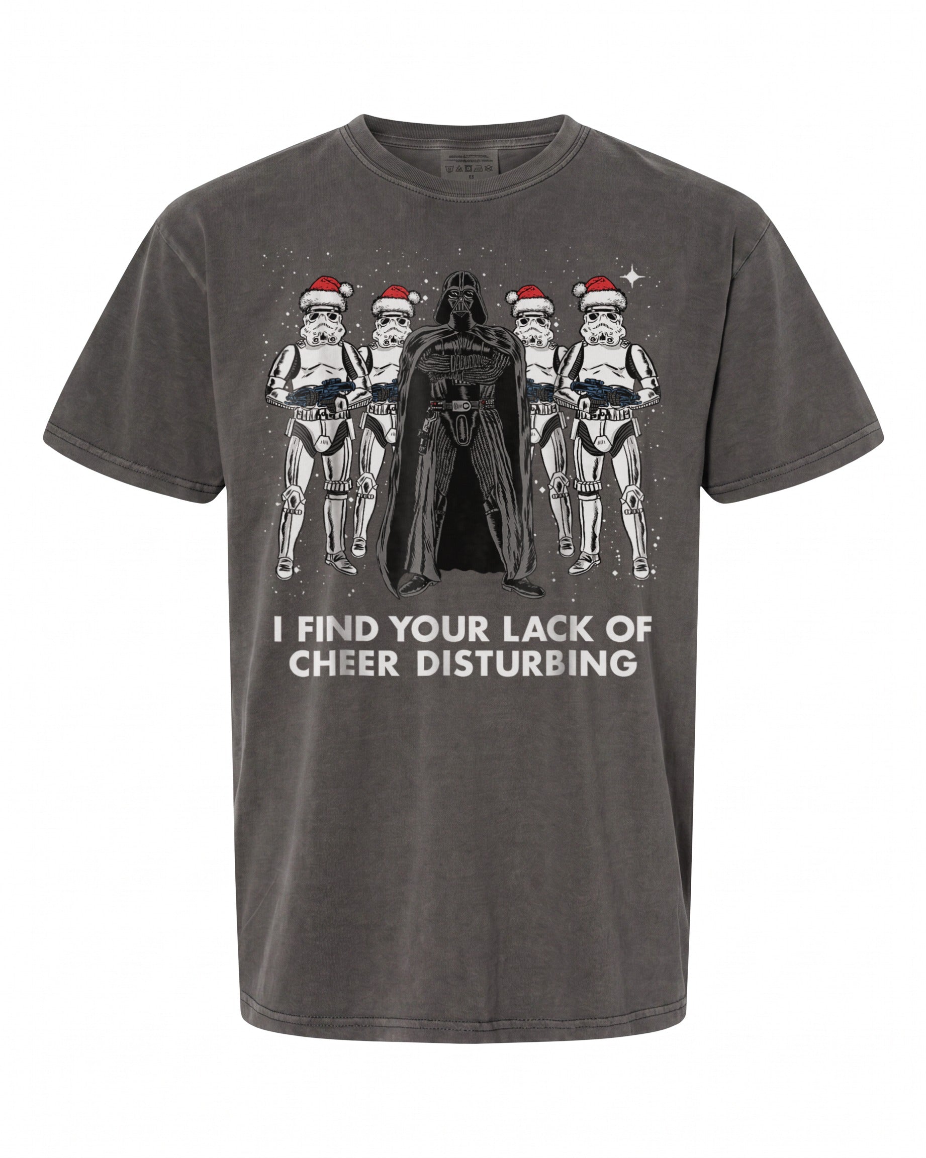 Star Wars Vader Trooper Lack Cheer Christmas T-Shirt - Fun Holiday Tee | Retro Vibes