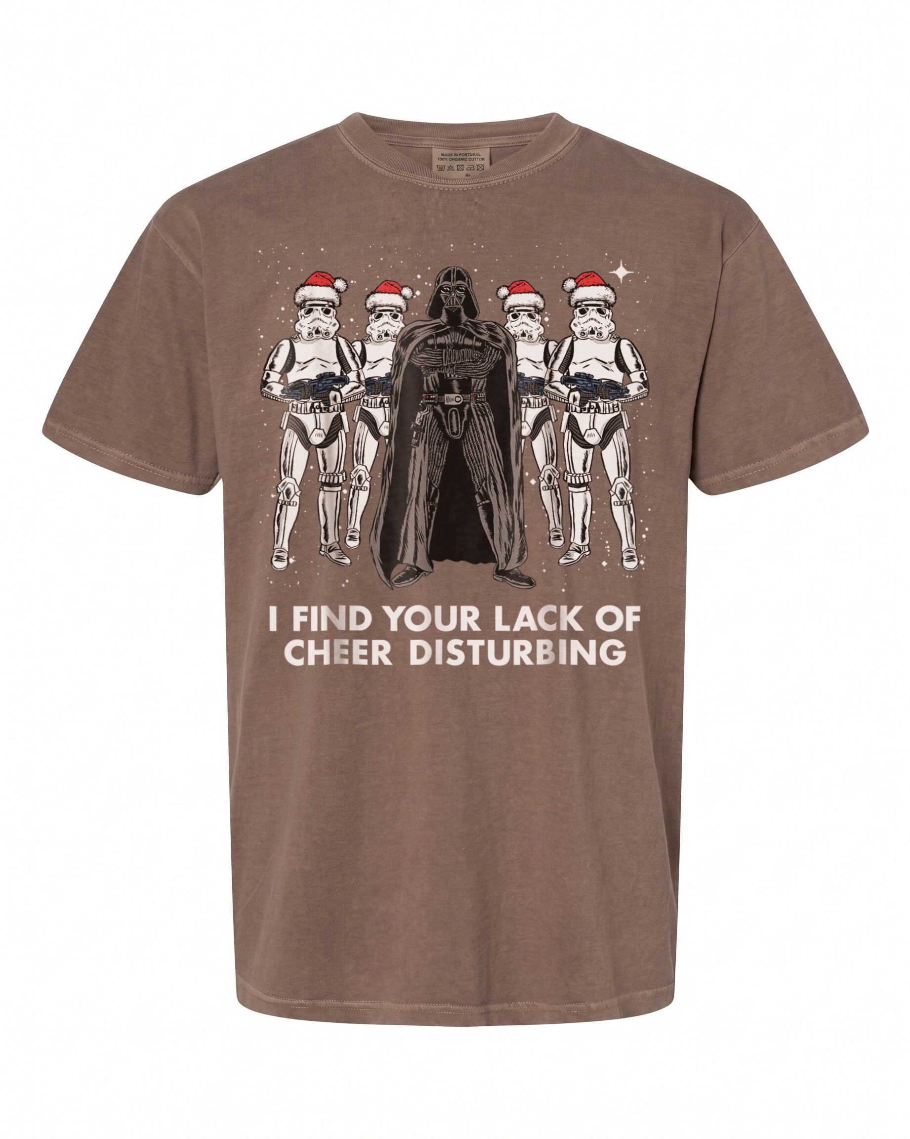 Star Wars Vader Trooper Lack Cheer Christmas T-Shirt - Fun Holiday Tee | Retro Vibes