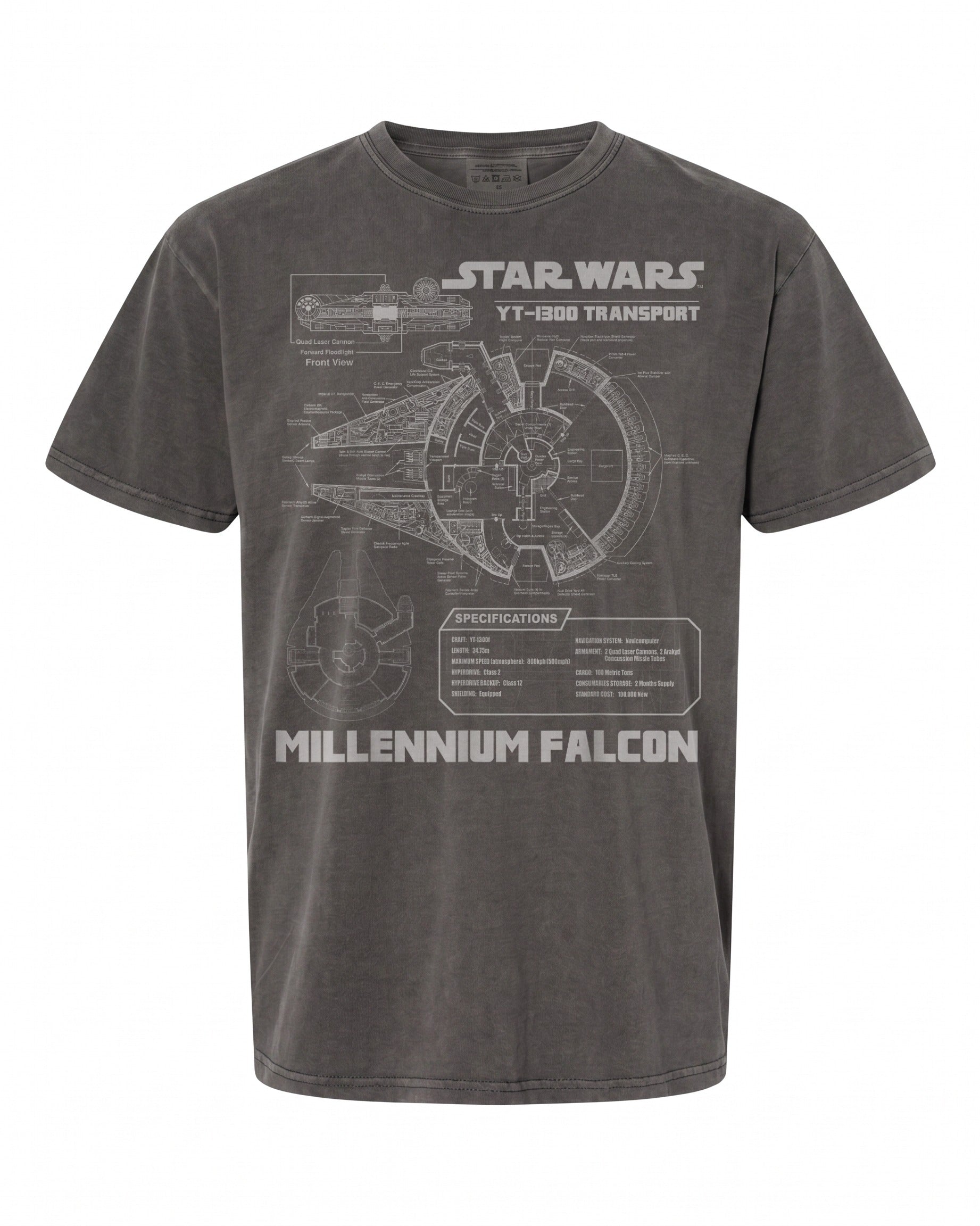 Star Wars Millennium Falcon T-Shirt - Perfect Gift for Fans | Retro Style