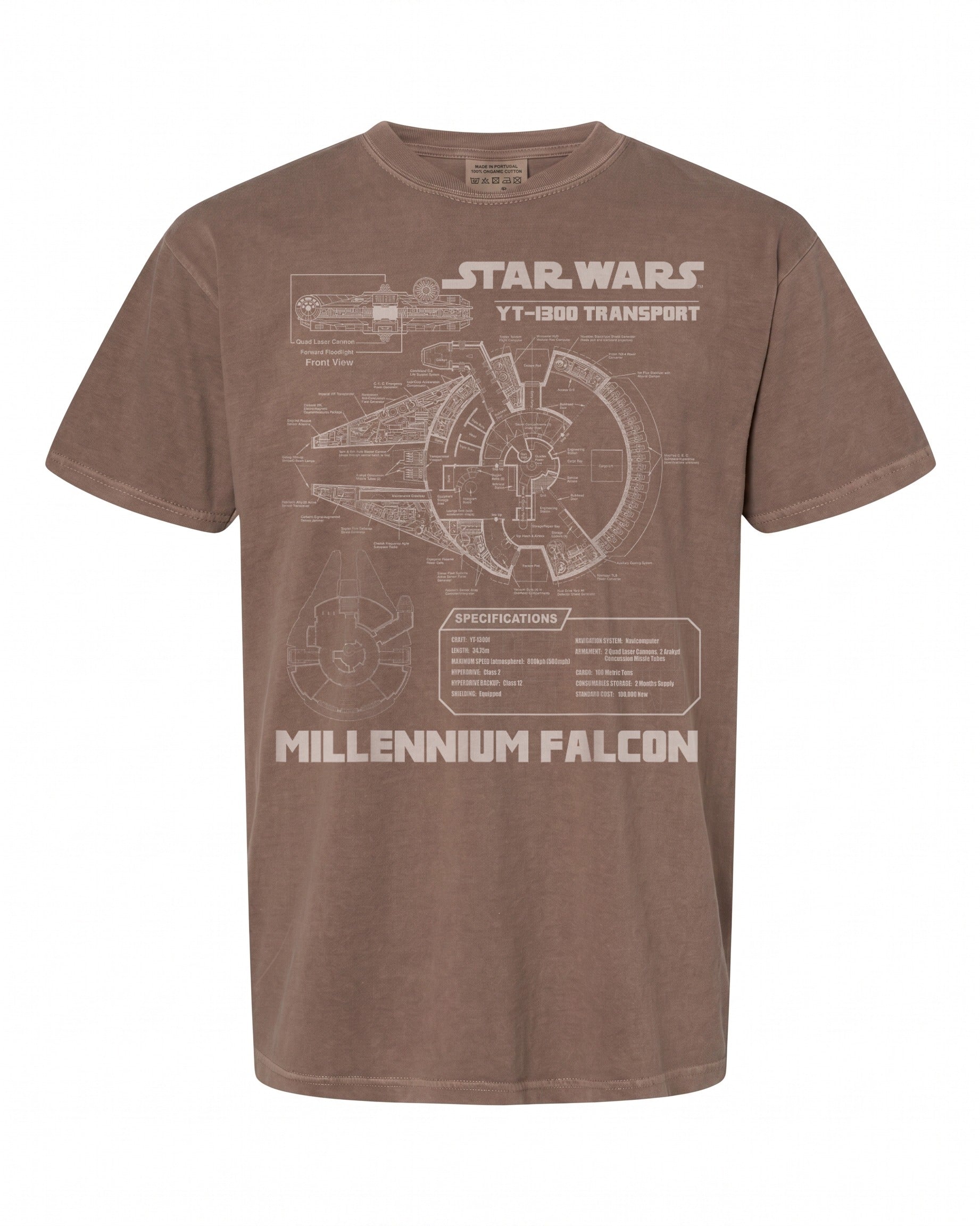 Star Wars Millennium Falcon T-Shirt - Perfect Gift for Fans | Retro Style