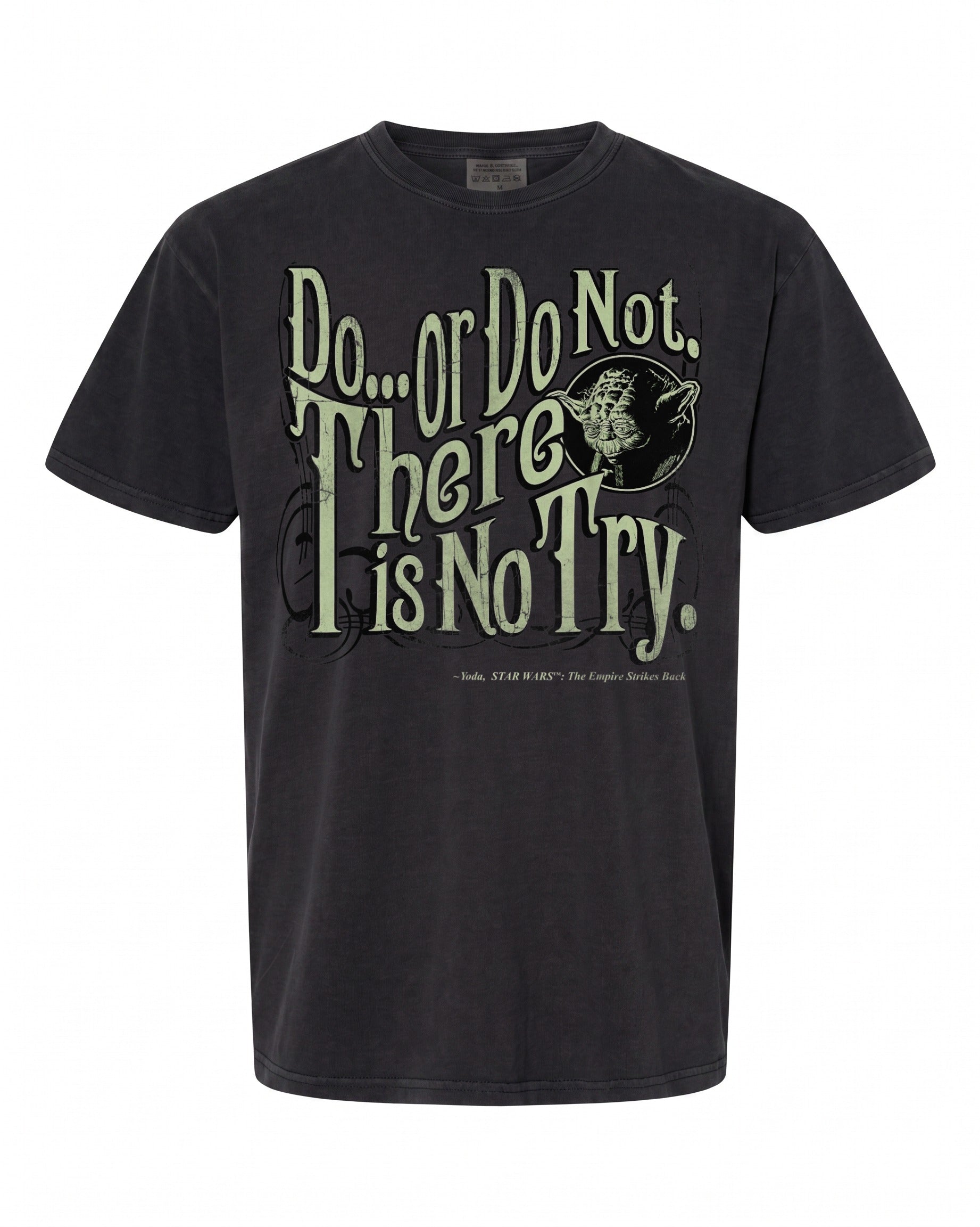 Star Wars Yoda Graphic T-Shirt - Motivational Quote Tee | Epic Design