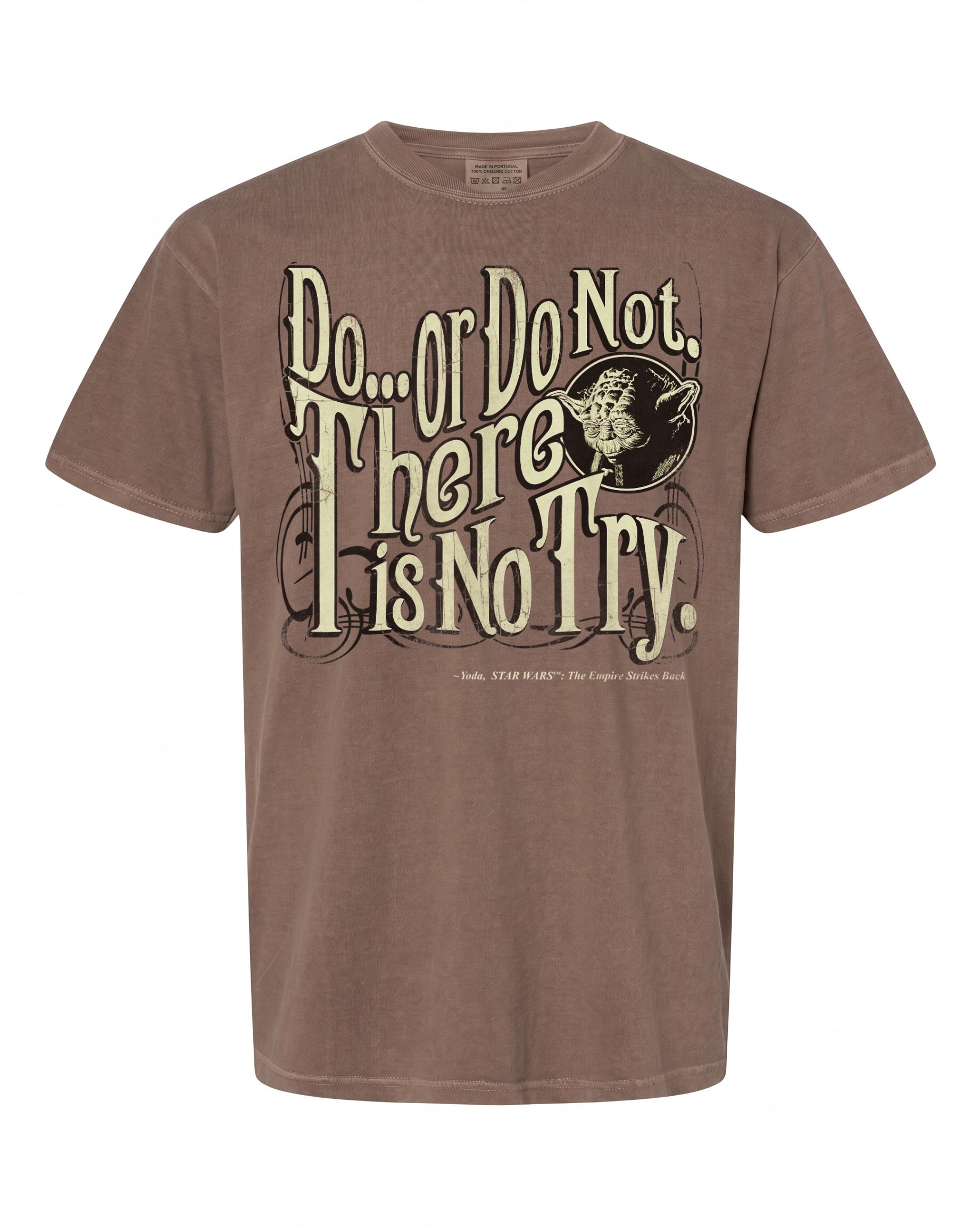 Star Wars Yoda Graphic T-Shirt - Motivational Quote Tee | Epic Design