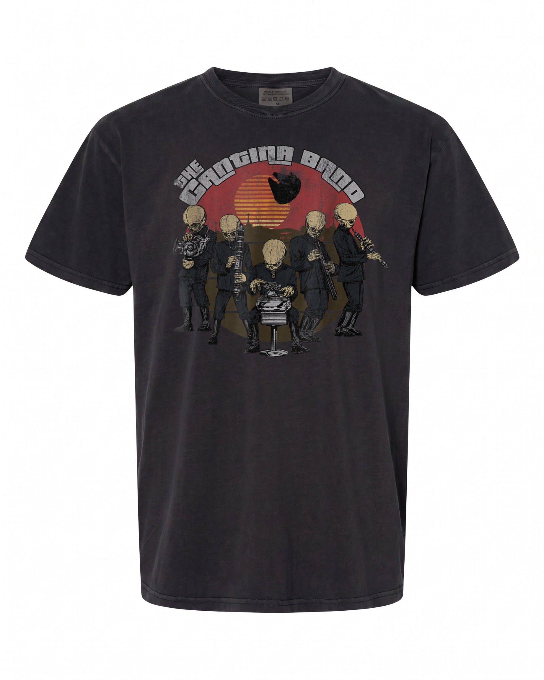 Star Wars Vintage Cantina Band Badge Graphic T-Shirt - Retro Style | Fun Gift