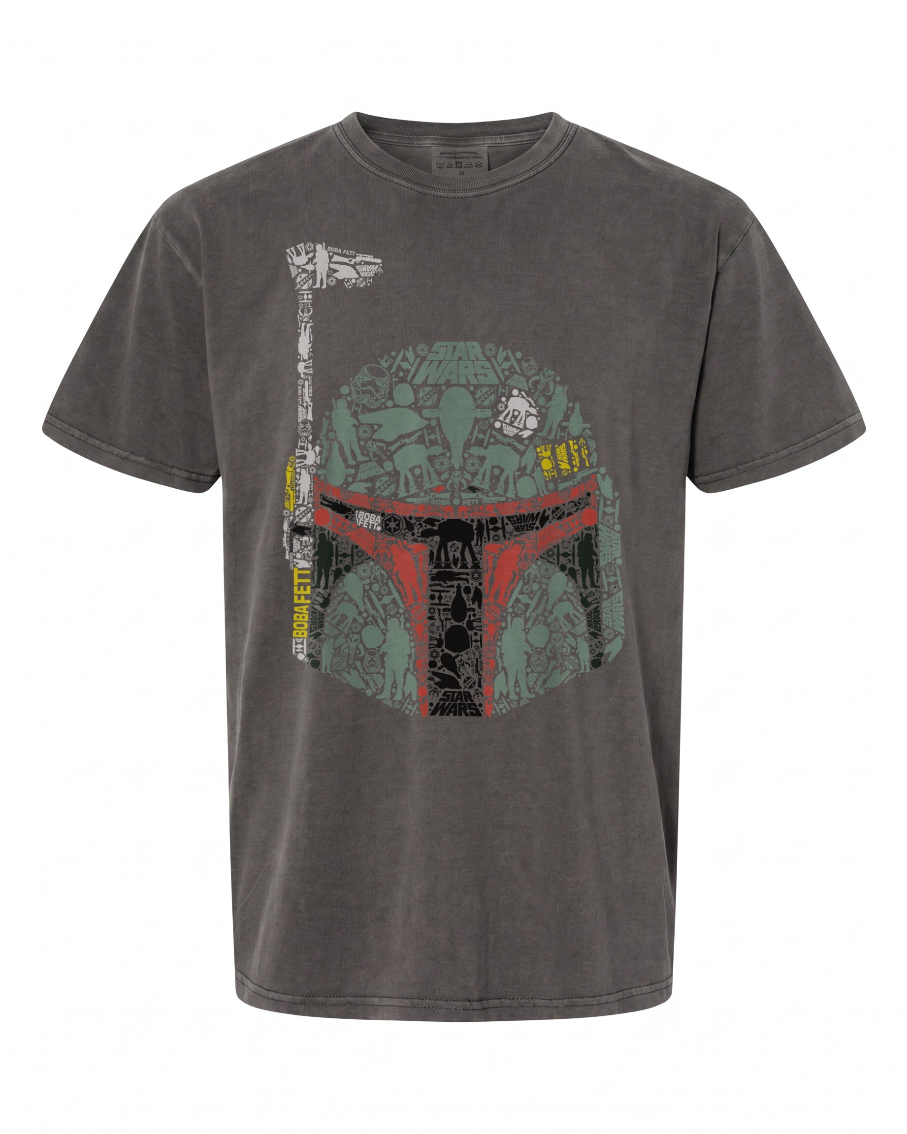 Star Wars Boba Fett Silhouette Helmet Graphic T-Shirt - Perfect Gift for Fans