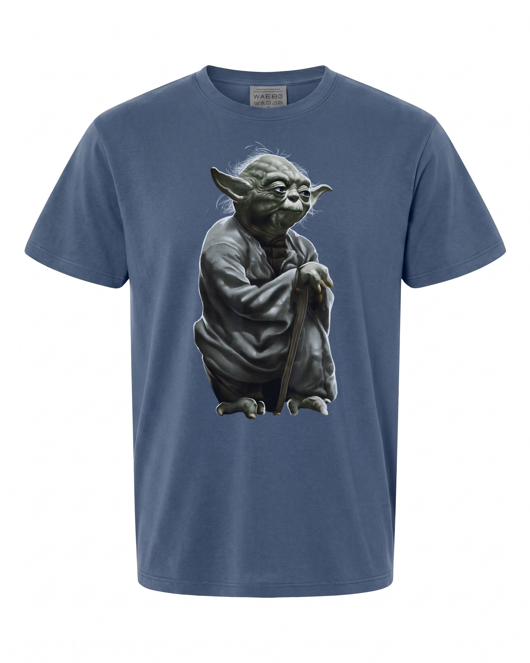 Star Wars Yoda Crouching Portrait Graphic T-Shirt - Iconic Design for Fans