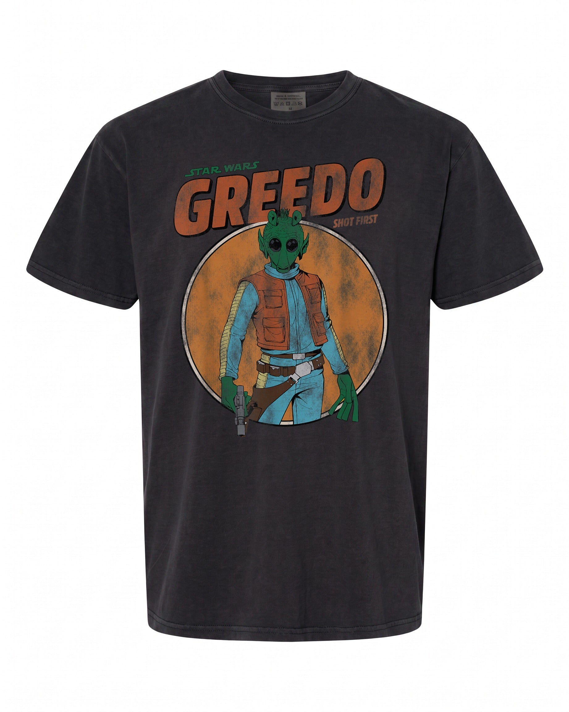 Star Wars Greedo Shot First T-Shirt - Retro Style for Fans | Vintage Feel