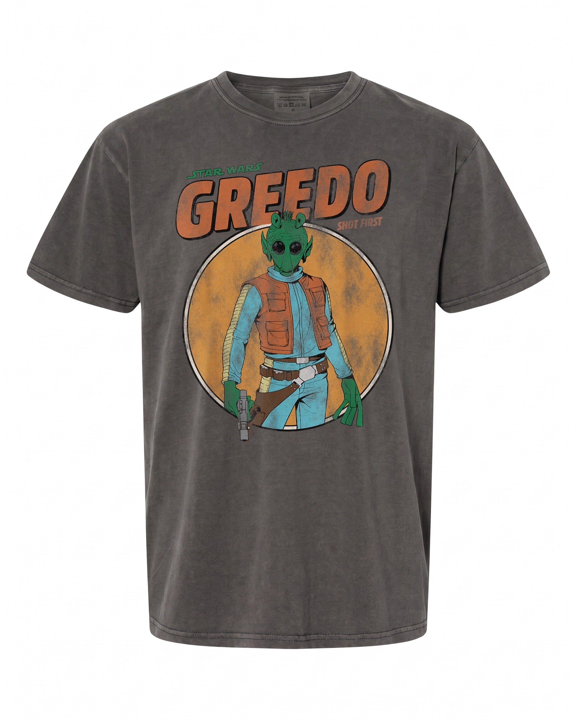 Star Wars Greedo Shot First T-Shirt - Retro Style for Fans | Vintage Feel